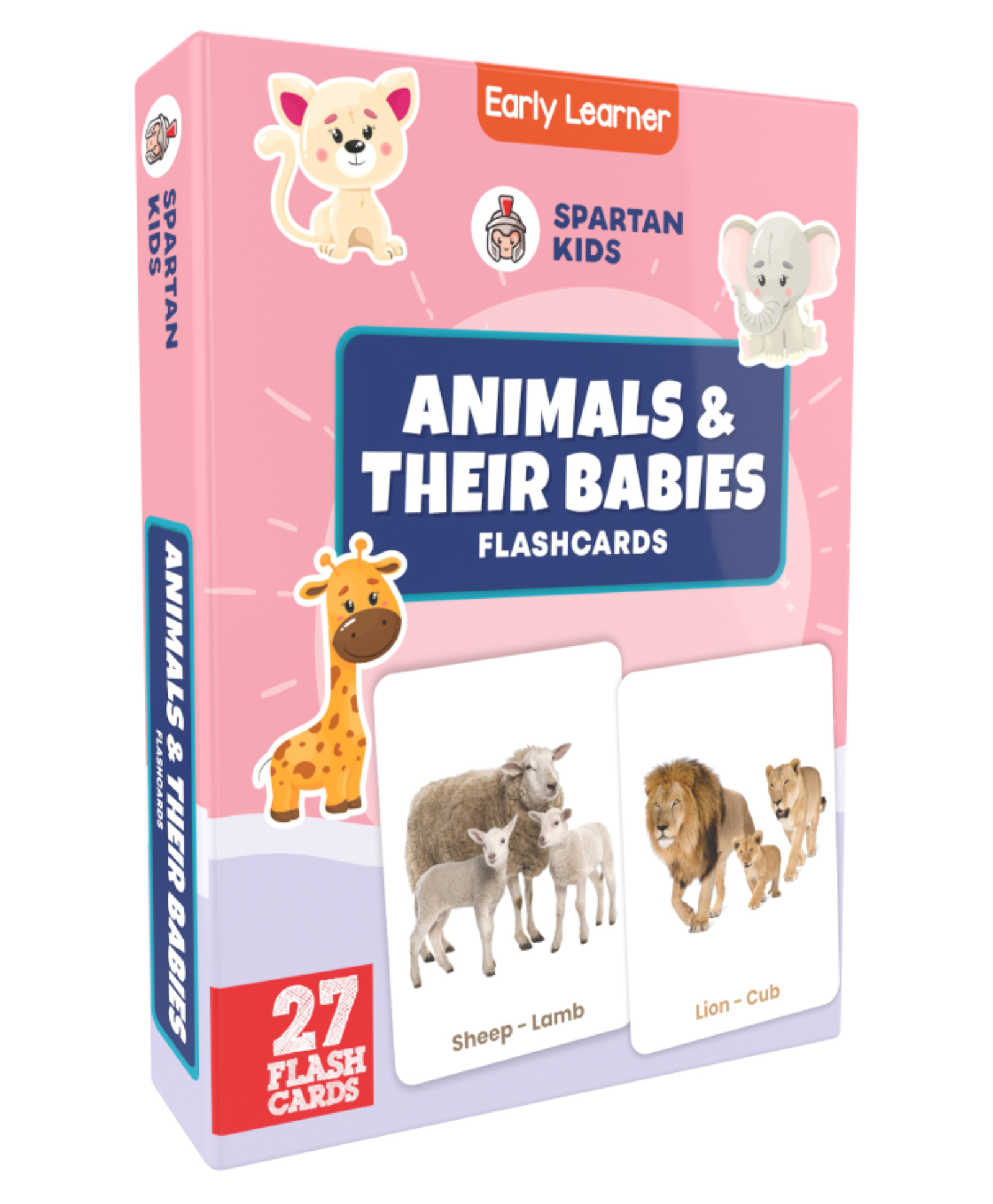 Animals & Their Babies Flash Cards For Kids Easy & Fun Way Of Learning-image-21