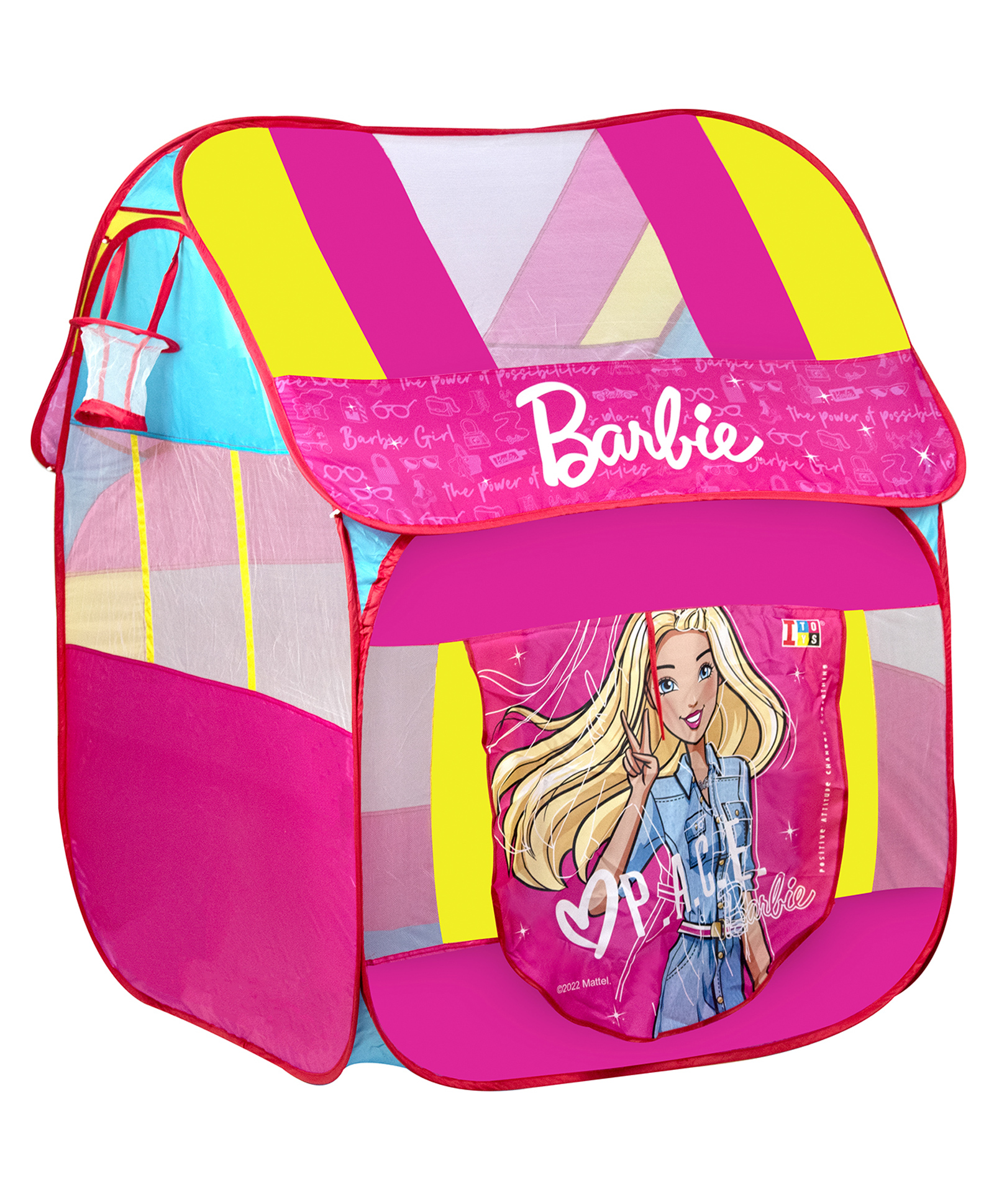 Barbie Foldable Playhouse Tent - Pink-image-46