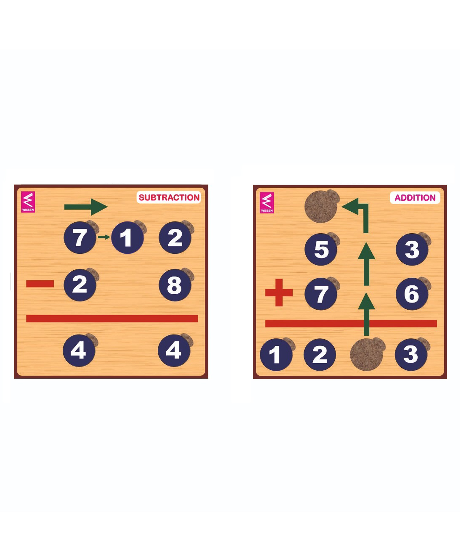 Wissen Regrouping Addition and Subtraction Game- Multicolor-image-10