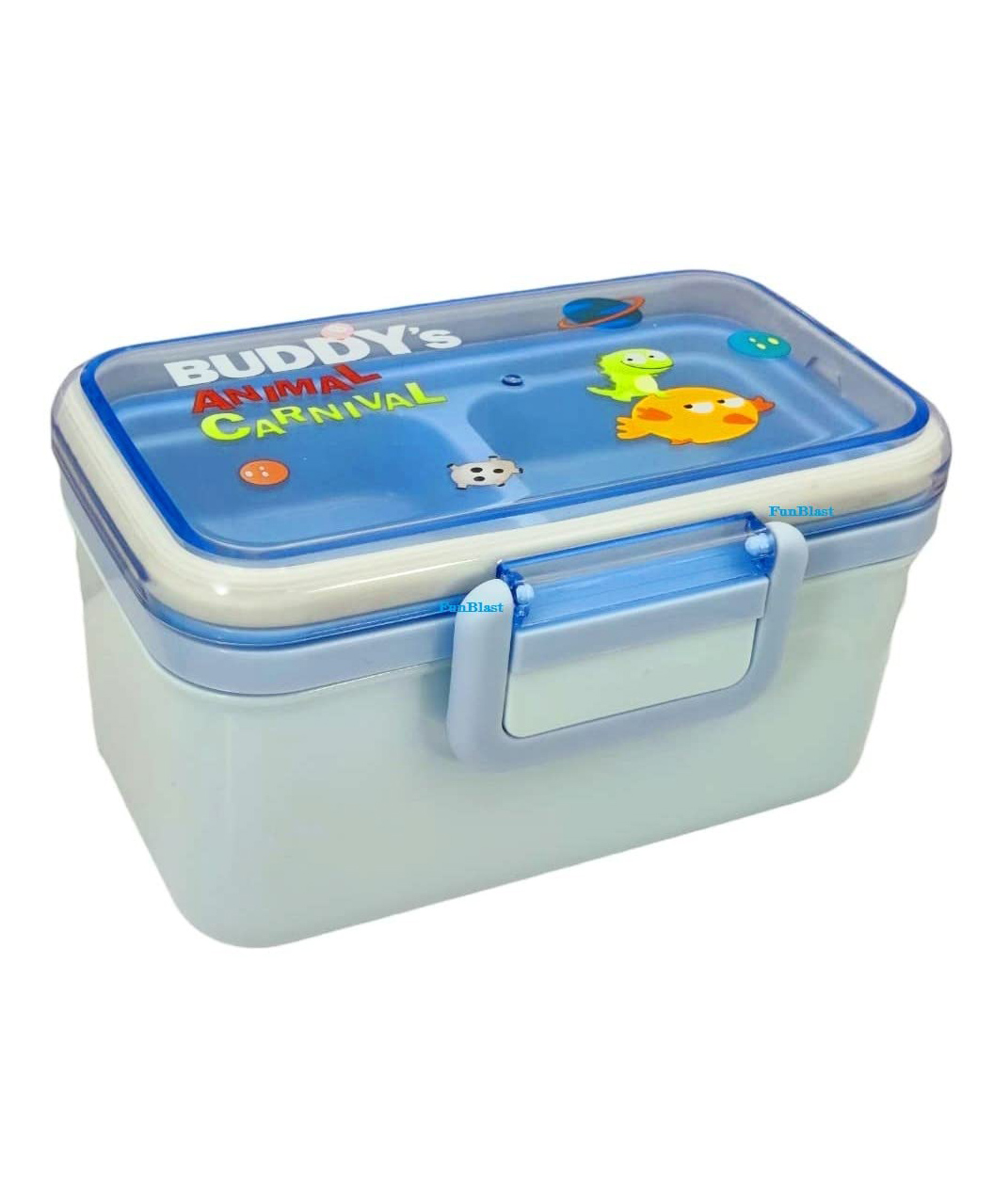 FunBlast Double Layer Lunch Box - Blue-picture-18