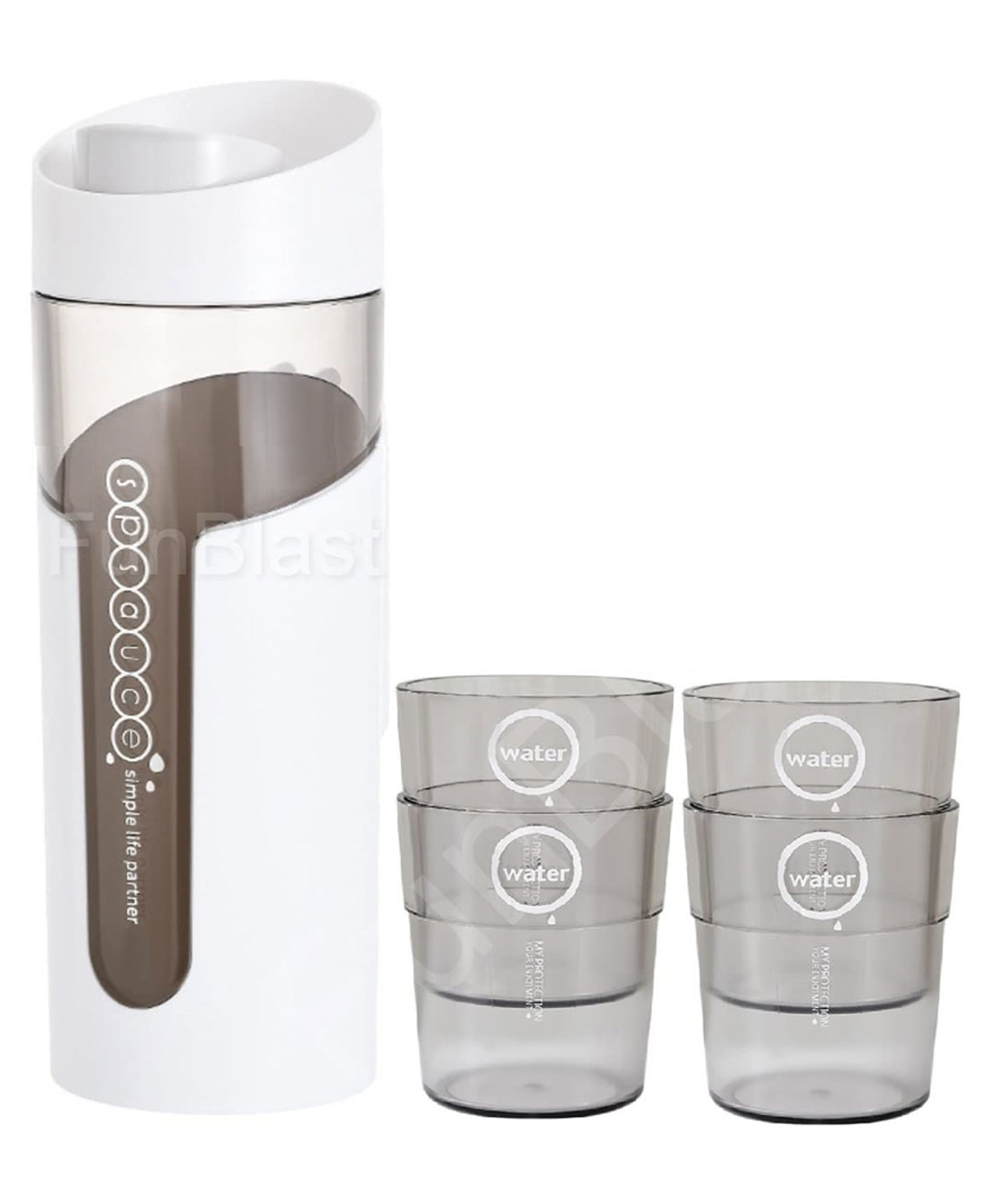 FunBlast Jug with Glass Set White  1.6 Litters-image-17