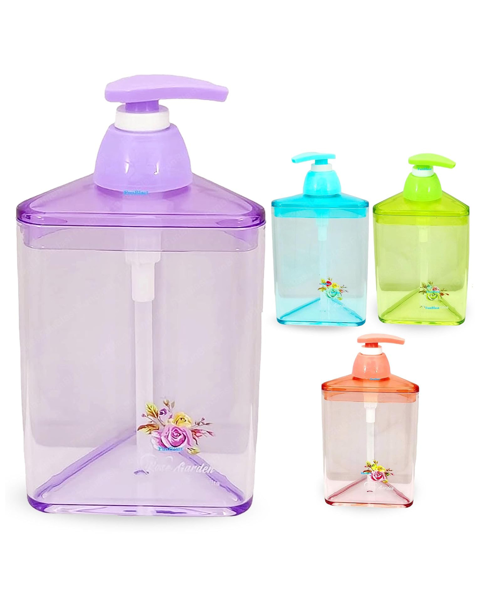 FunBlast Triangle Shape Sanitizer & Soap Dispenser  Pack of 1 Random Color-image-25