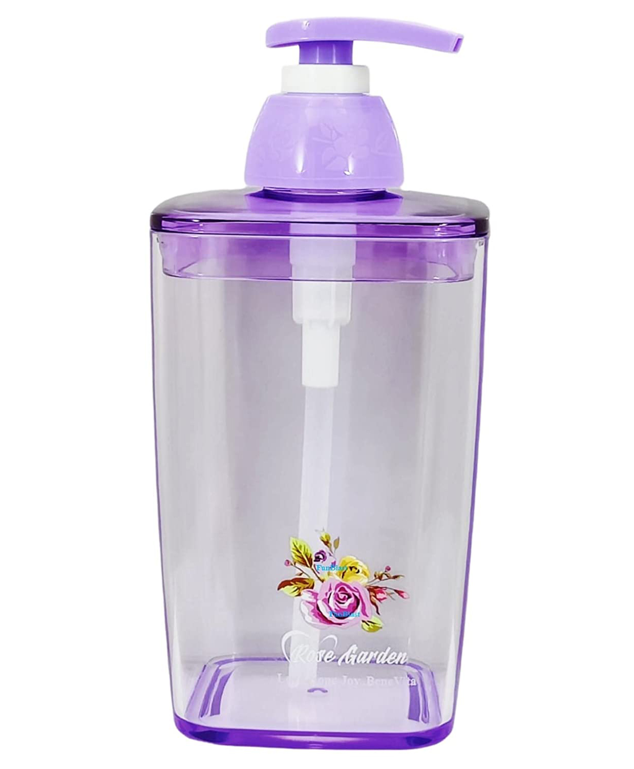 FunBlast Sanitizer & Soap Dispenser Rectangle Shape Purple  420 ml-image-8