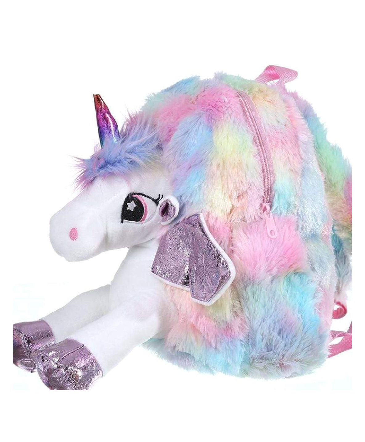 FunBlast Unicorn Soft Bag (Color May Vary)   Height 7.8 Inches-image-1