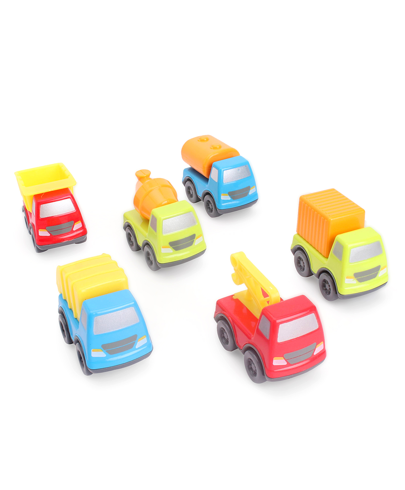 Giggles Mini Vehicle Construction Series Gift Pack of 6 - Multicoloured-picture-41