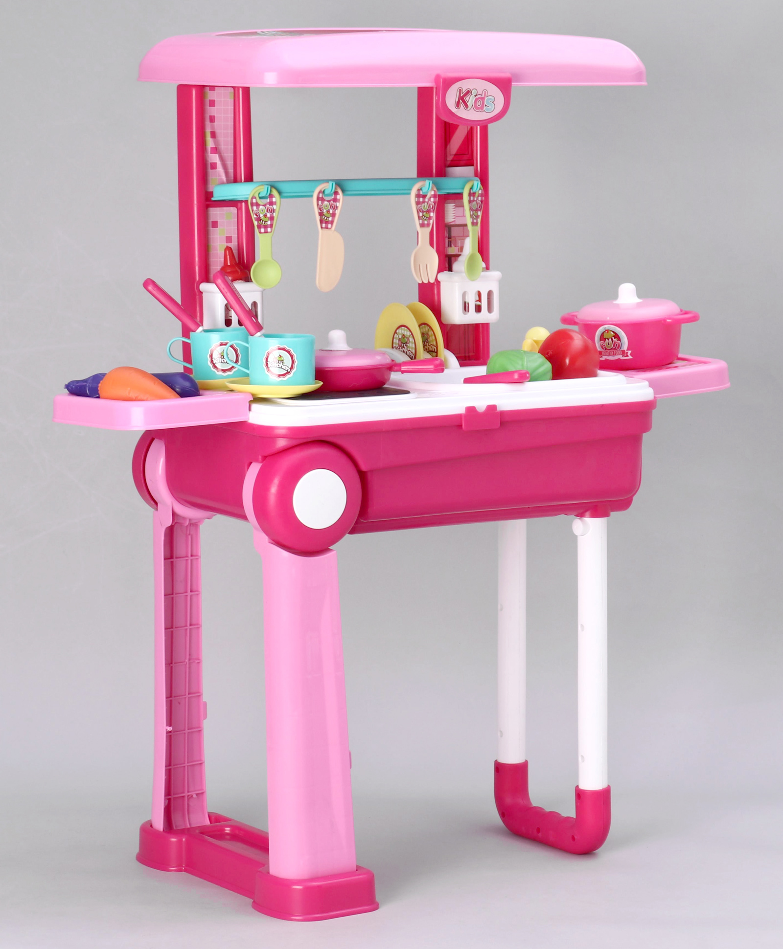 urbantots Urban Tots Tools Trolley Set of 40 Pieces - Pink-picture-13