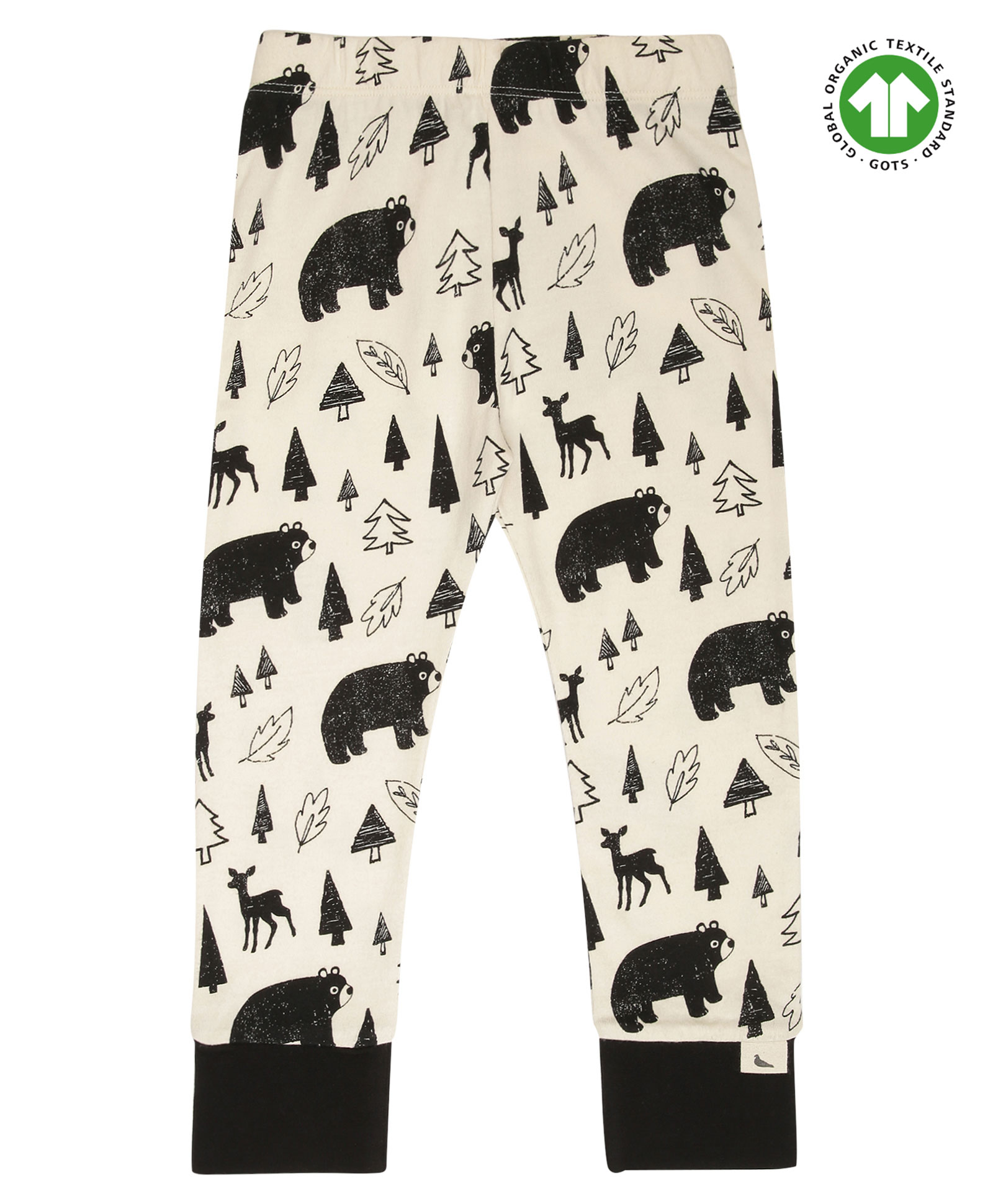 Turtledove London Full Length Leggings Forest Print- White-image-14