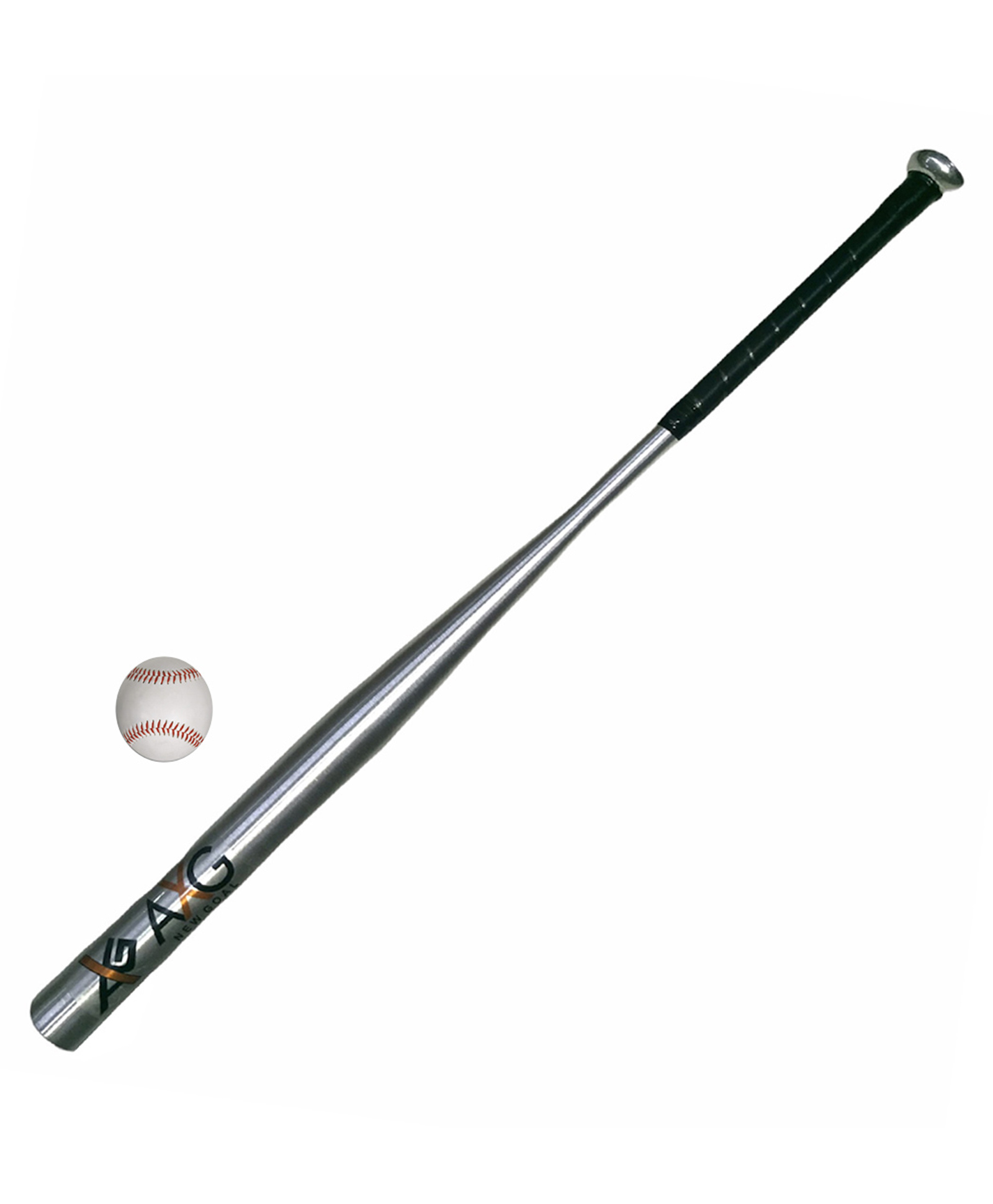 AXG NEW GOAL Classic Quality Light Baseball Bat with Ball Aluminum Baseball Bat  400 to 500 g - Silver-image-48