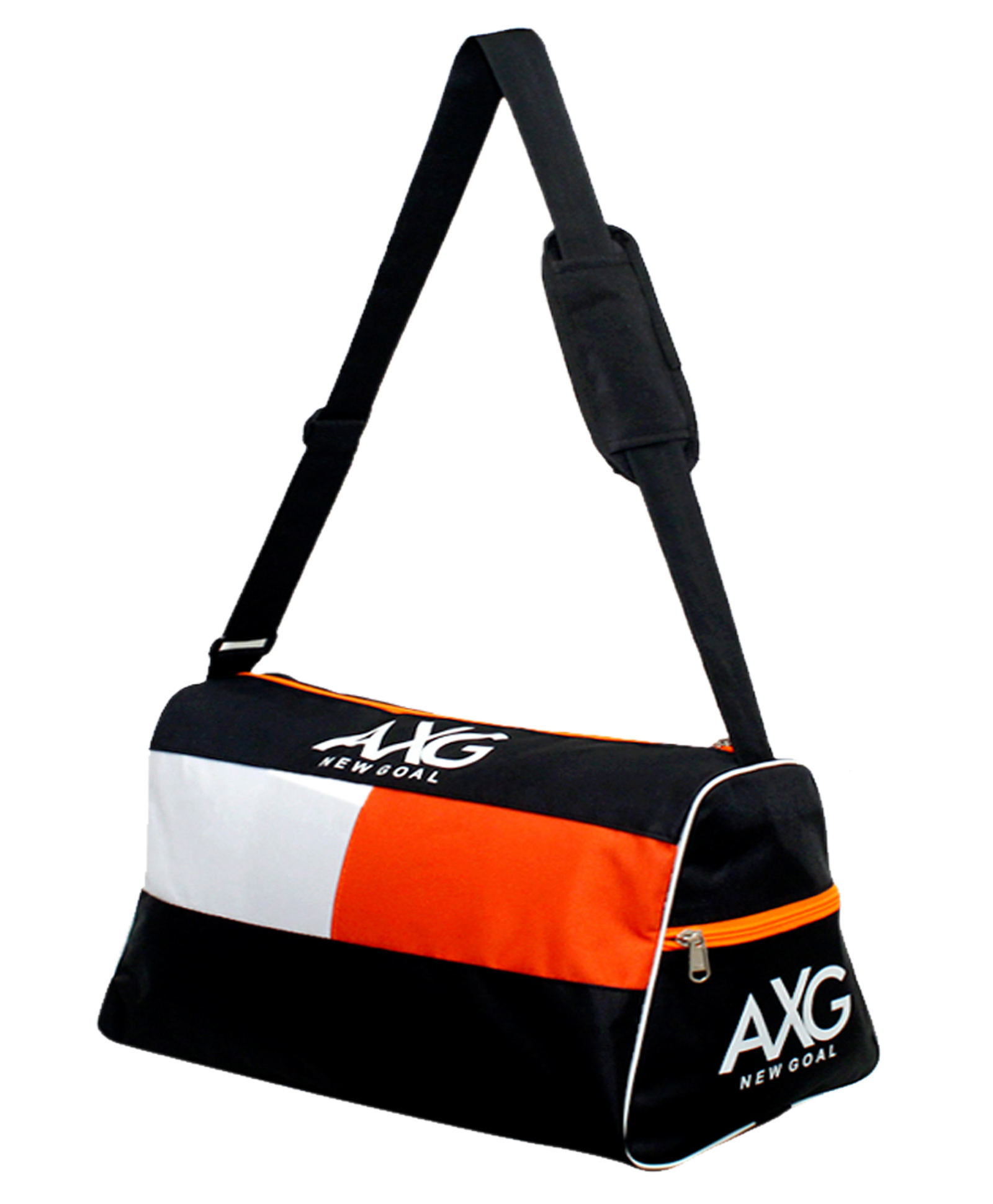Axg New Goal Triangle Shape 1 Side Pocket Gym Bag - Orange-picture-21