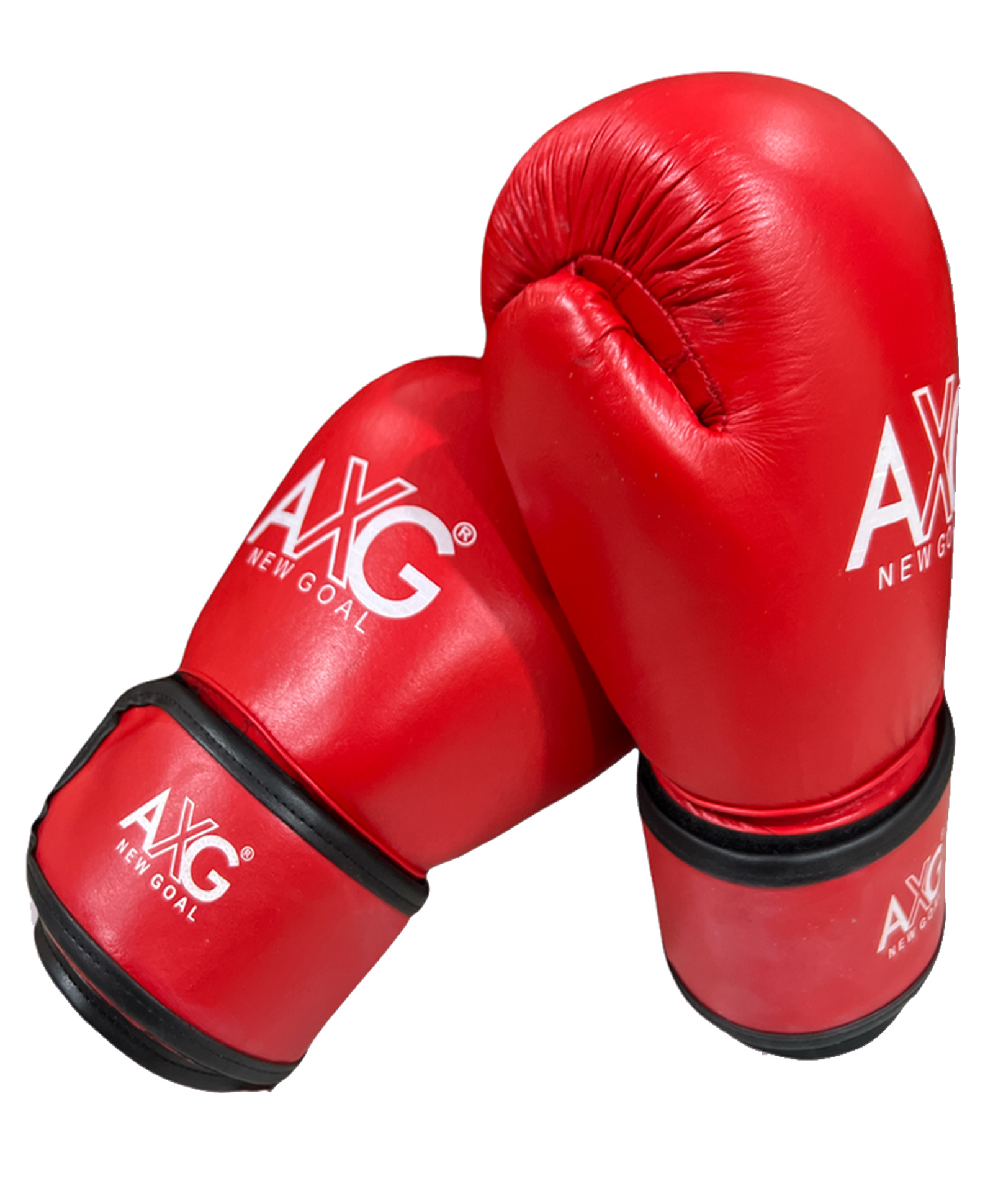 Axg New Goal Pure Leather Boxing Gloves For Professional Matches and Practice Boxing Gloves - Red-image-26