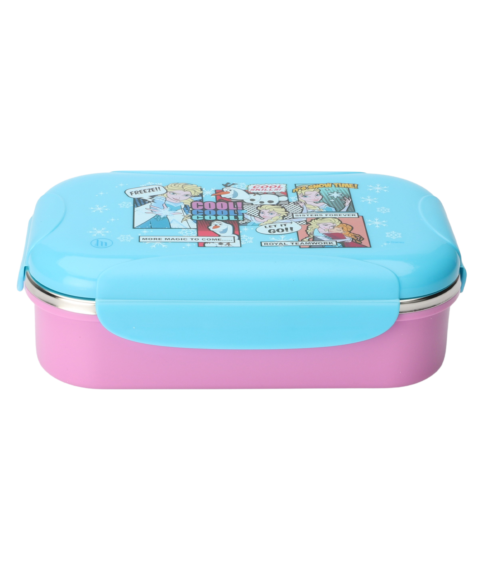 HOOM Frozen Stainless Steel Lunch Box with Container Red - 520 ml-picture-20