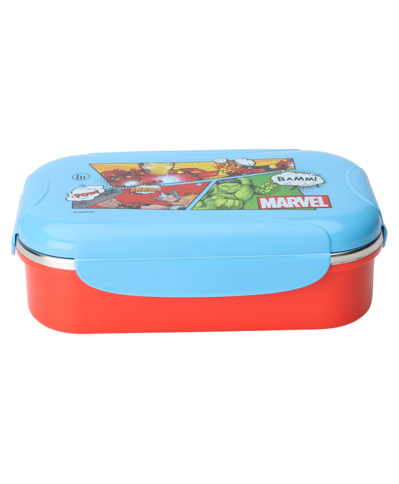 HOOM by HMI Avenger Character Plastic Stainless Steel Made Lunch Box (650 ML)-picture-23