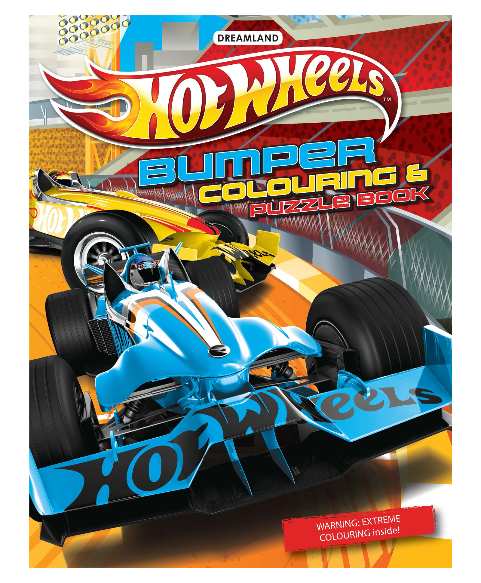 dreamland publications Hot Wheels Bumper Colouring & Puzzle Book - English-picture-23