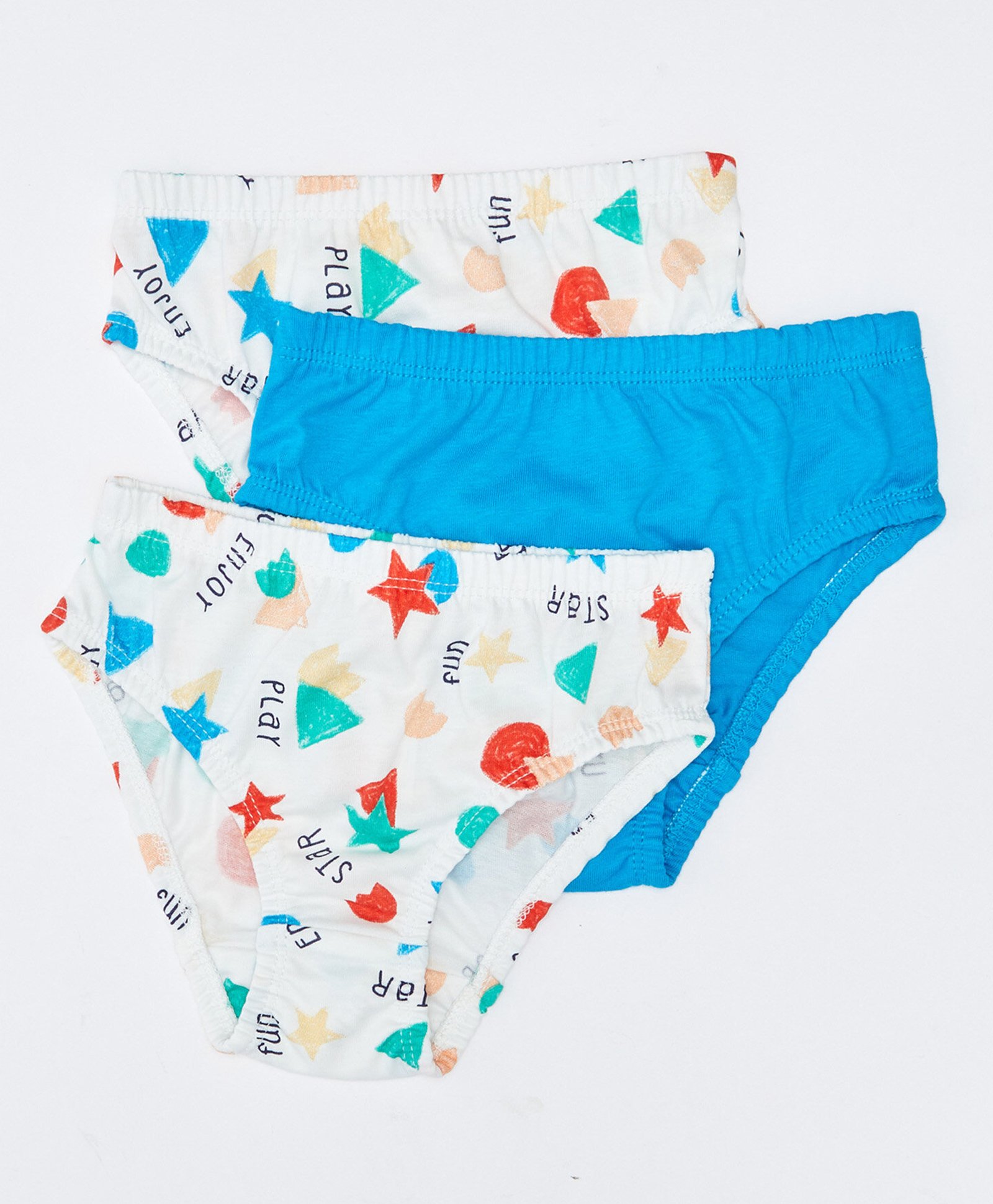 LC Waikiki Cotton Briefs Solid & Printed Pack of 3- Multicolor-image-42