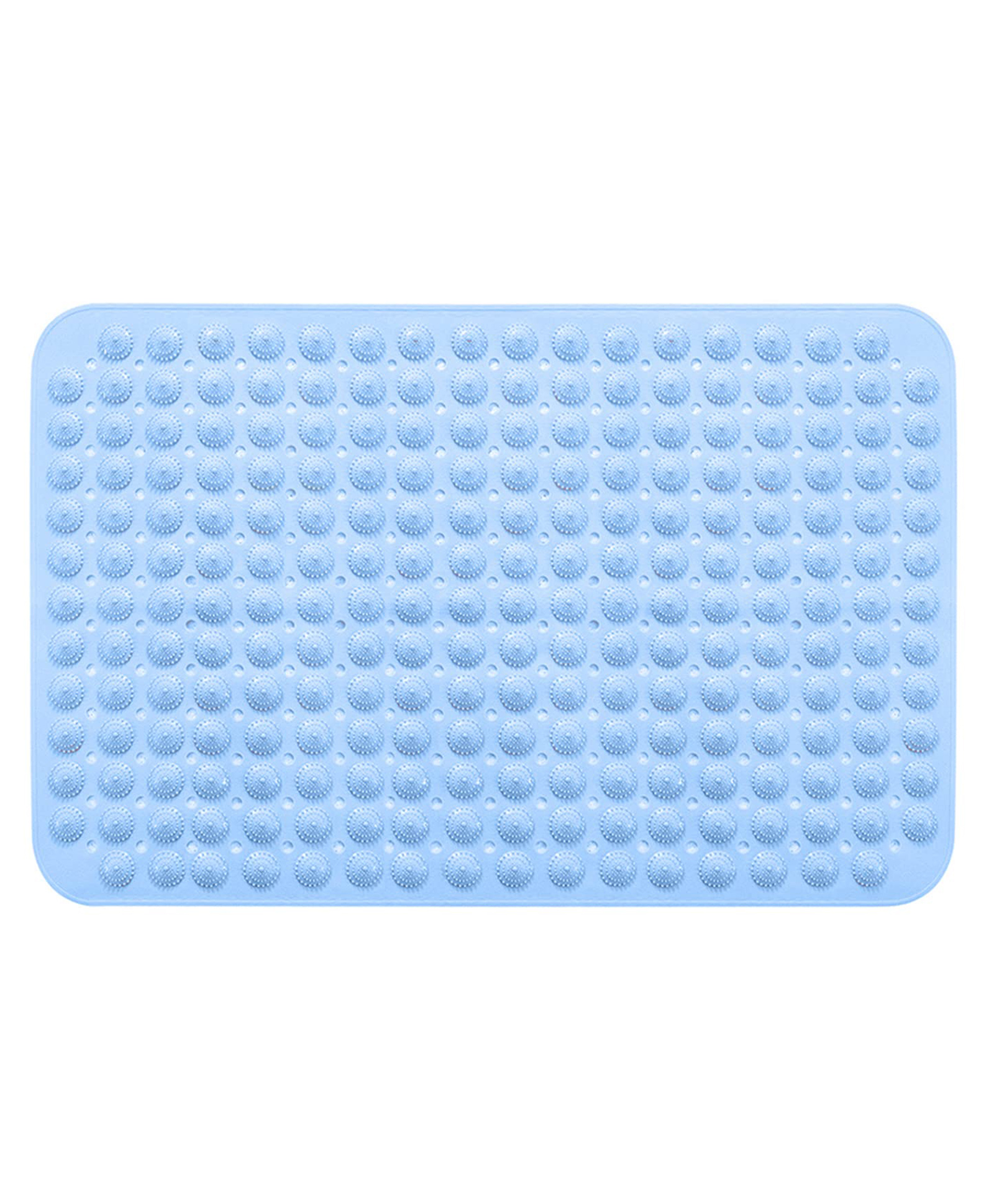 Lifekrafts PVC Accu-Pebble Anti-Slip Bathroom Shower Mat - Blue-image-0