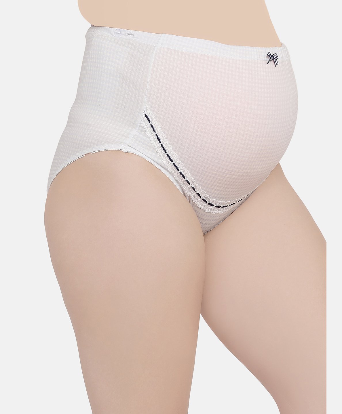 MAMMA PRESTO Solid High Waist Maternity Panty - Sky Blue-picture-14