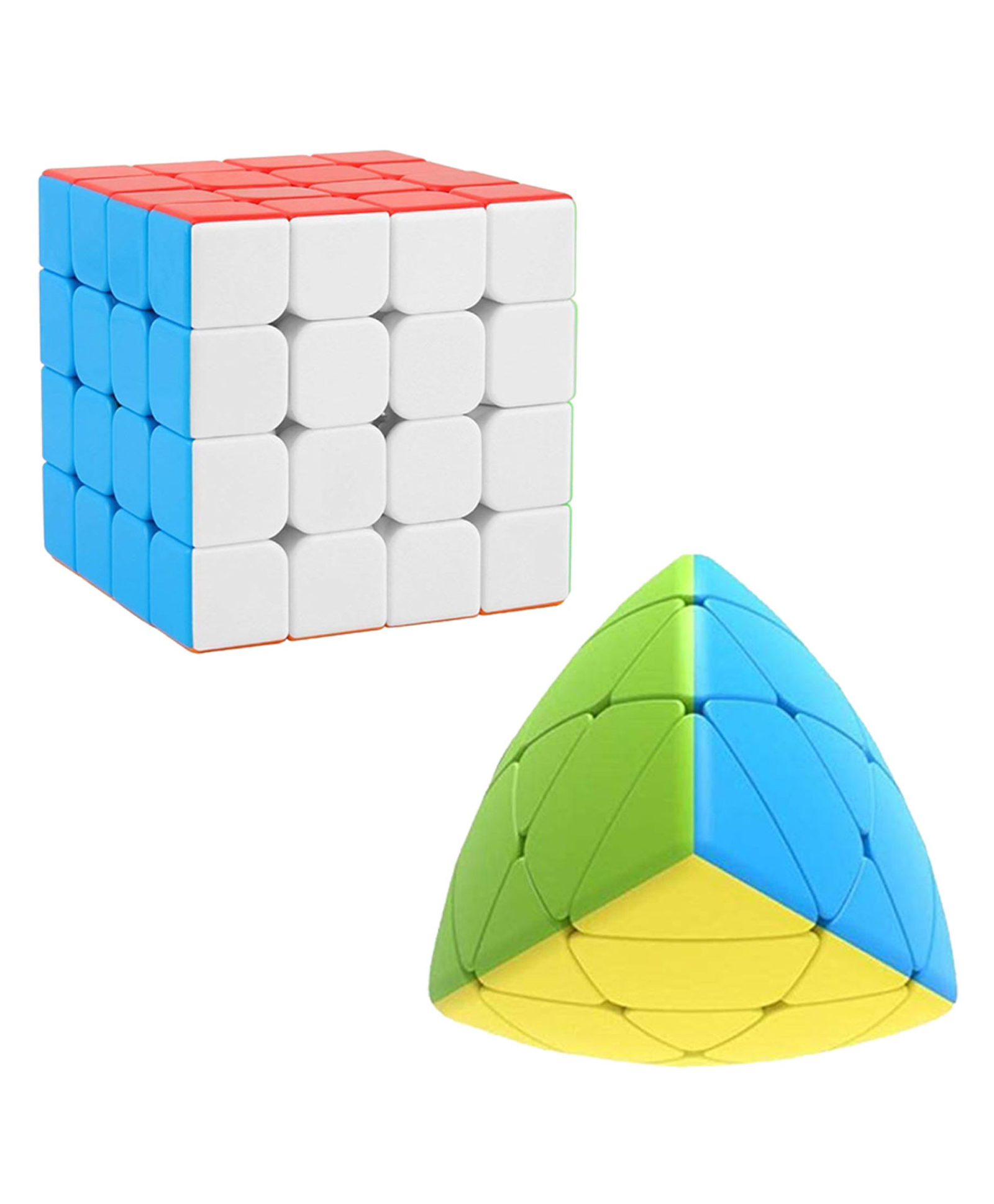 SVE Cube Combo Set of 4X4 & Mastermorphix High Speed Stickerless Magic Cube Puzzle  Multicolor-image-18