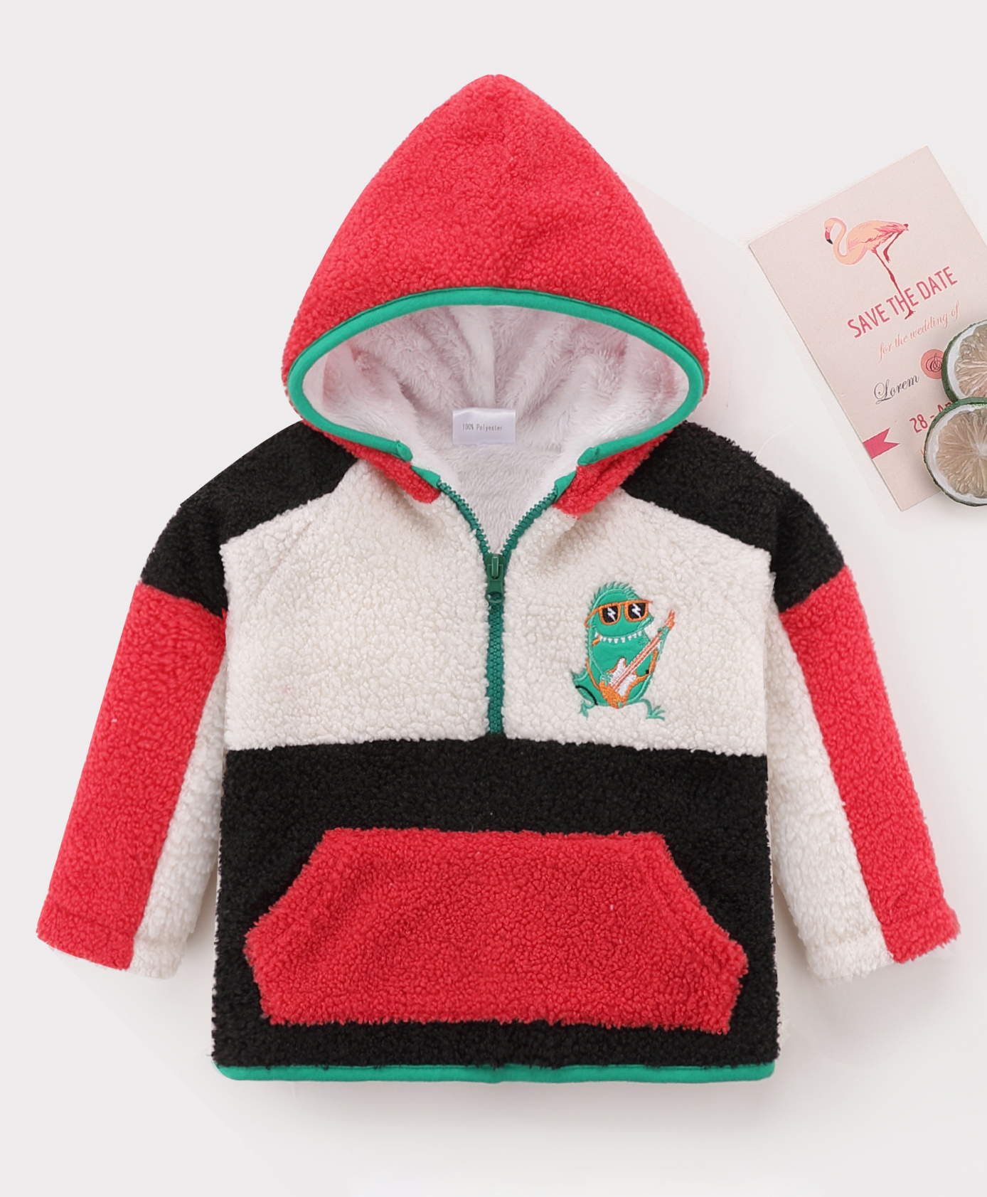 Kookie Kids Full Sleeves Sweat Jackets Cartoon Applique - Multicolour-picture-14