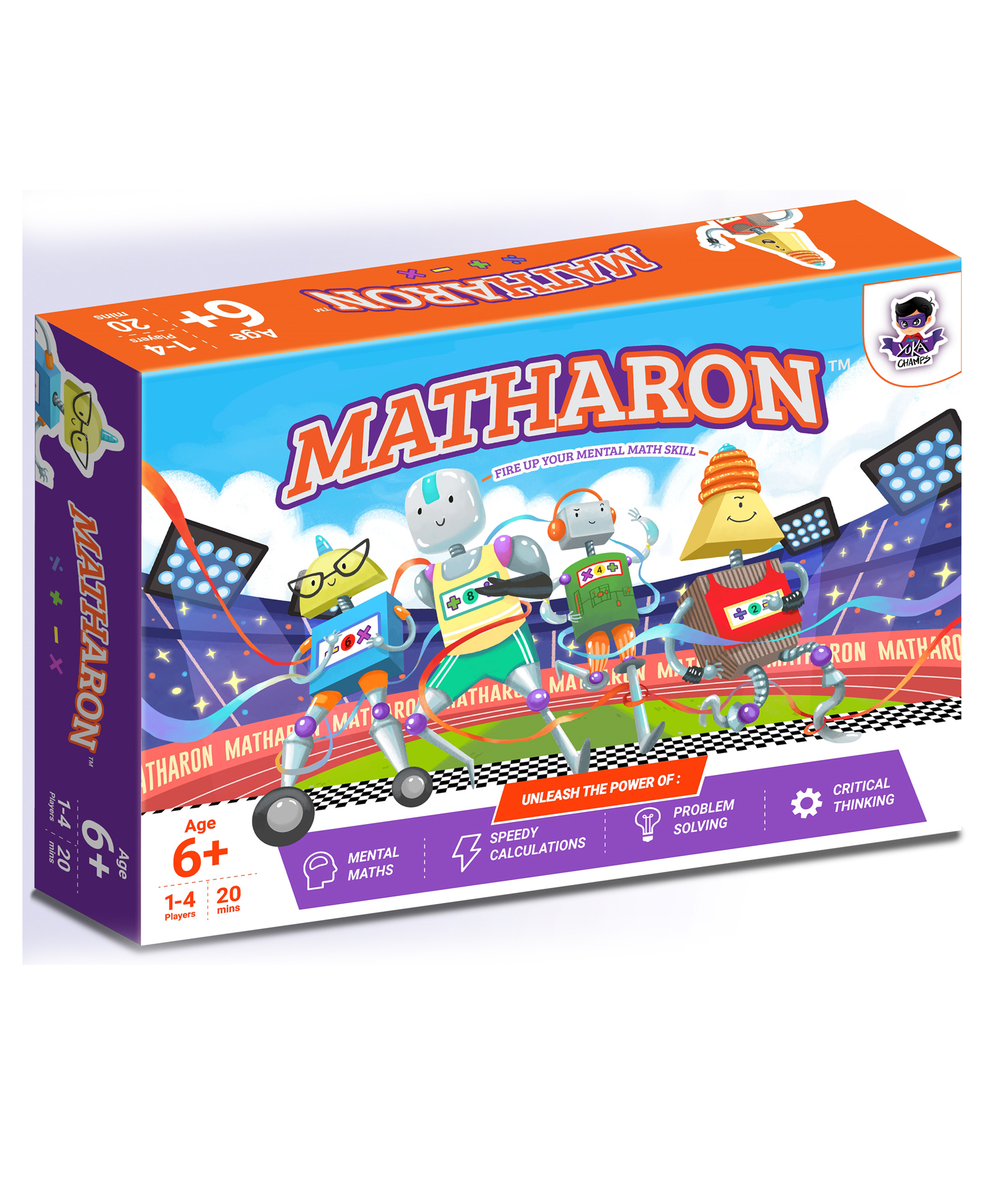 Yuka Champs Mental Mathematics Marathon Game - Multicolour-image-46