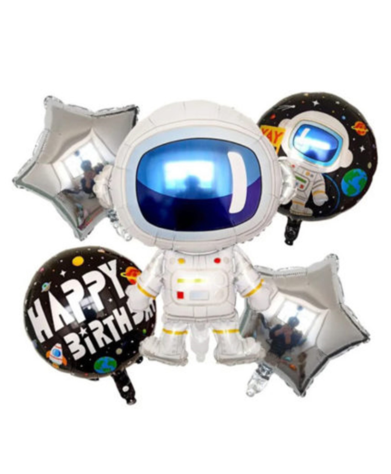 Funcart Outer Space Theme Party Decoration Foil Balloon Set Multicolor  Pack Of 5-image-13