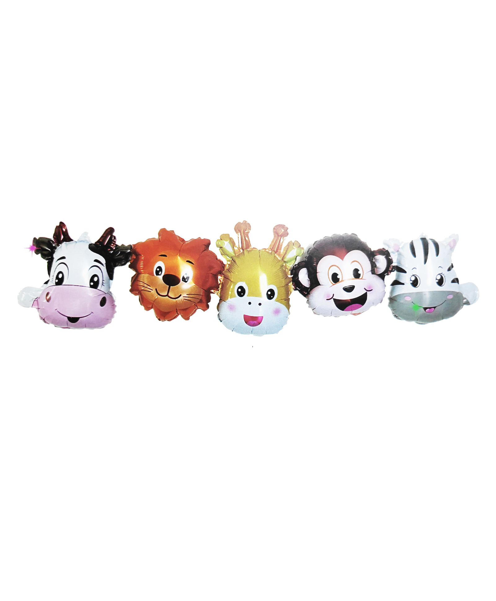Funcart Cute Animal Foil Balloon Decoration Bouquet Set Multicolor  Pack Of 5-picture-30