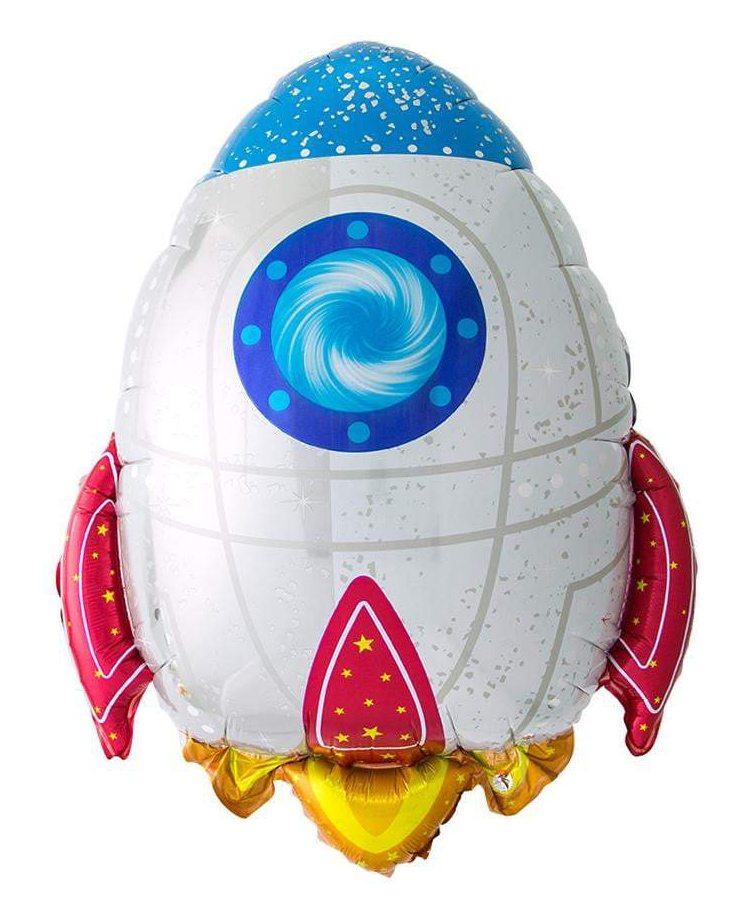 Funcart Space Rocket Foil Balloon - Multicolor-image-31