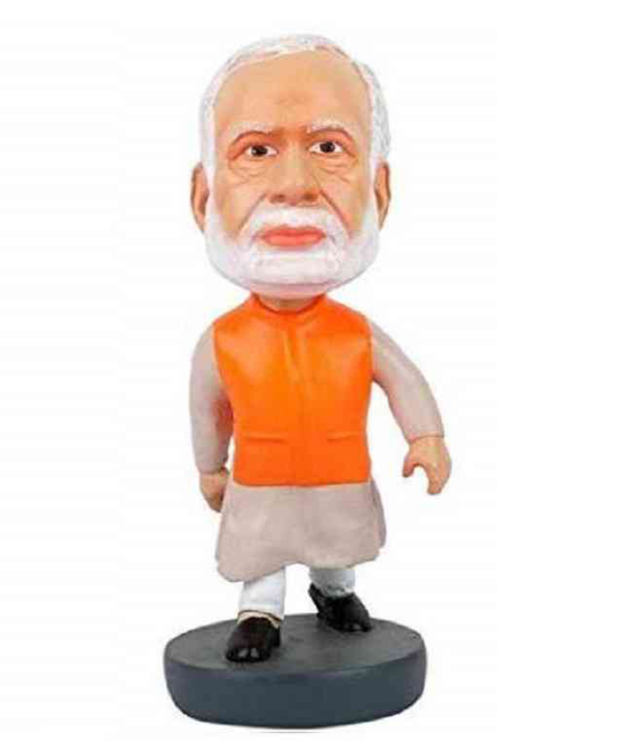 Awestuffs Shri Narendra Modi Car Decoration Bobblehead Action Figure Height 10 cm-picture-29