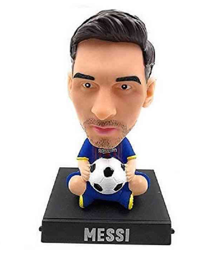 Awestuffs Messi Football Phone Holder Car Decoration Bobblehead Action Figure-picture-10