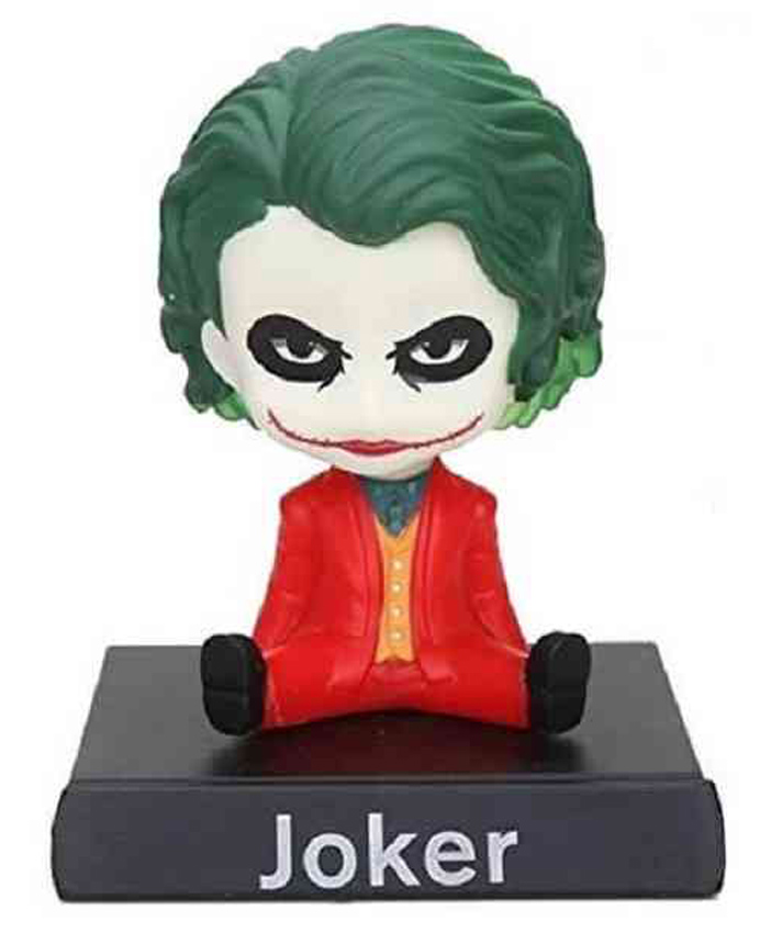 Awestuffs Joker Serious Phone Holder Car Decoration Bobblehead Action Figure-picture-12