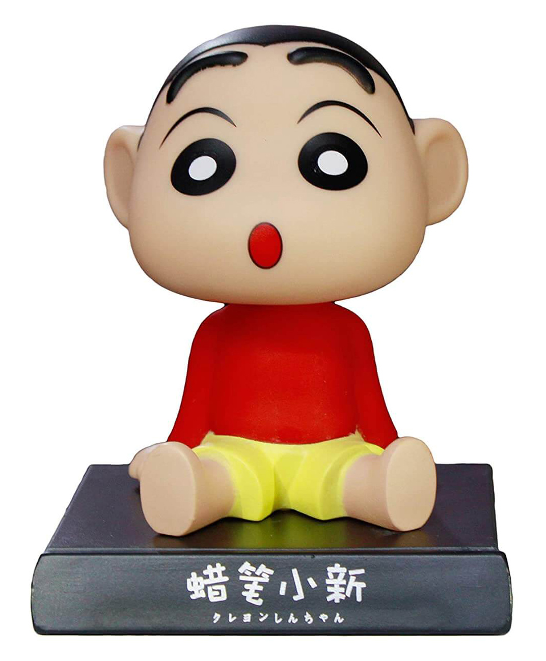 Awestuffs Shinchan Phone Holder Car Decoration Bobblehead Action Figure - Height 12 cm-picture-31