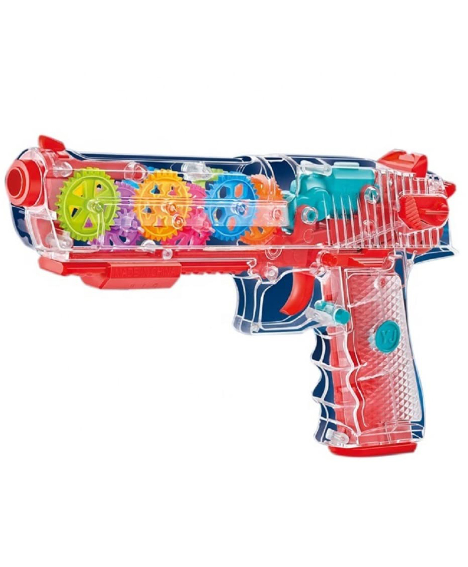 Lattice 3D Lights & Musical Blaster Gun with Moving Gears Concept Gun Toy - Colour May Vary-picture-19
