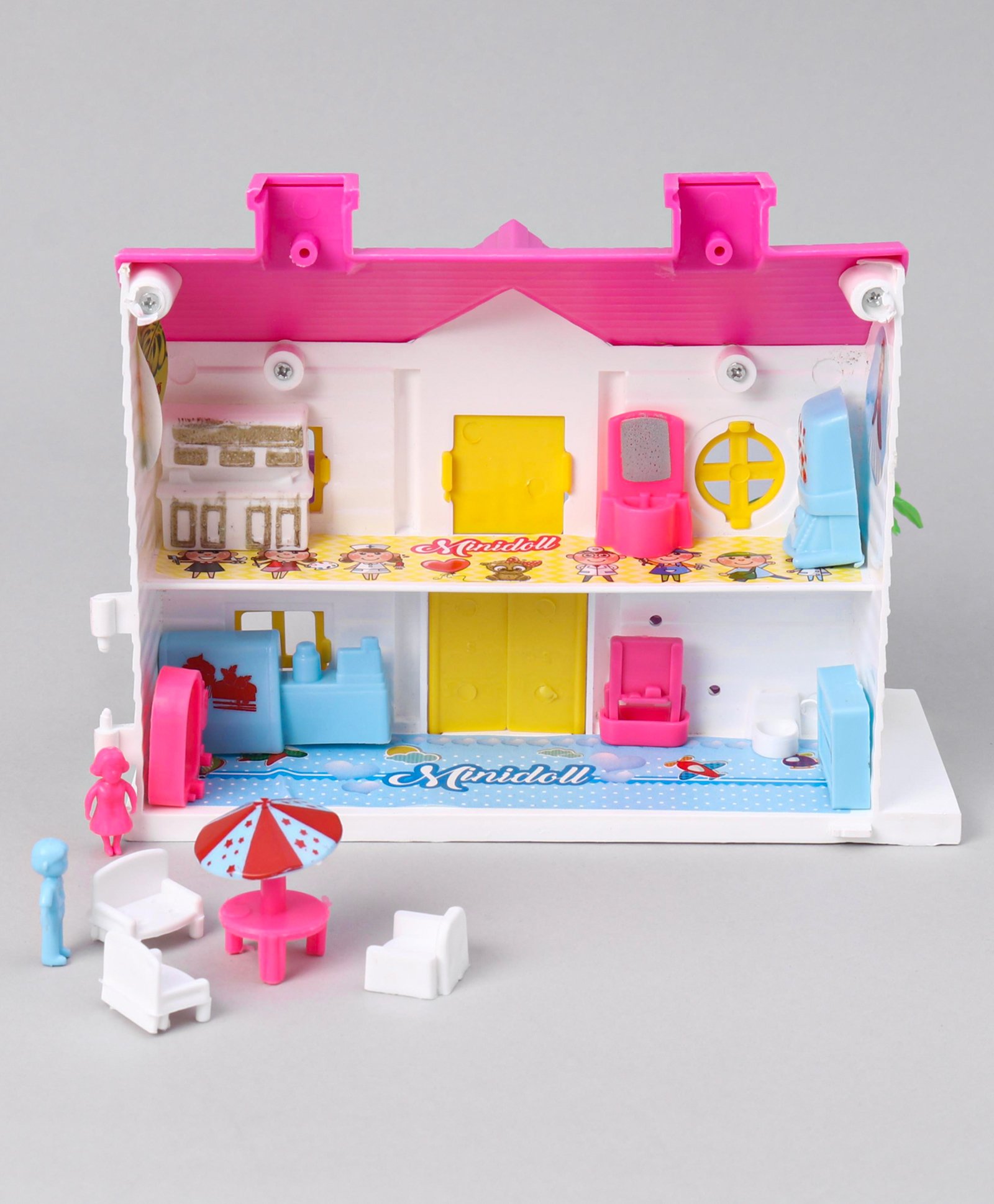 Annie Funny Doll House Set (Colour & Design May Vary)-image-15