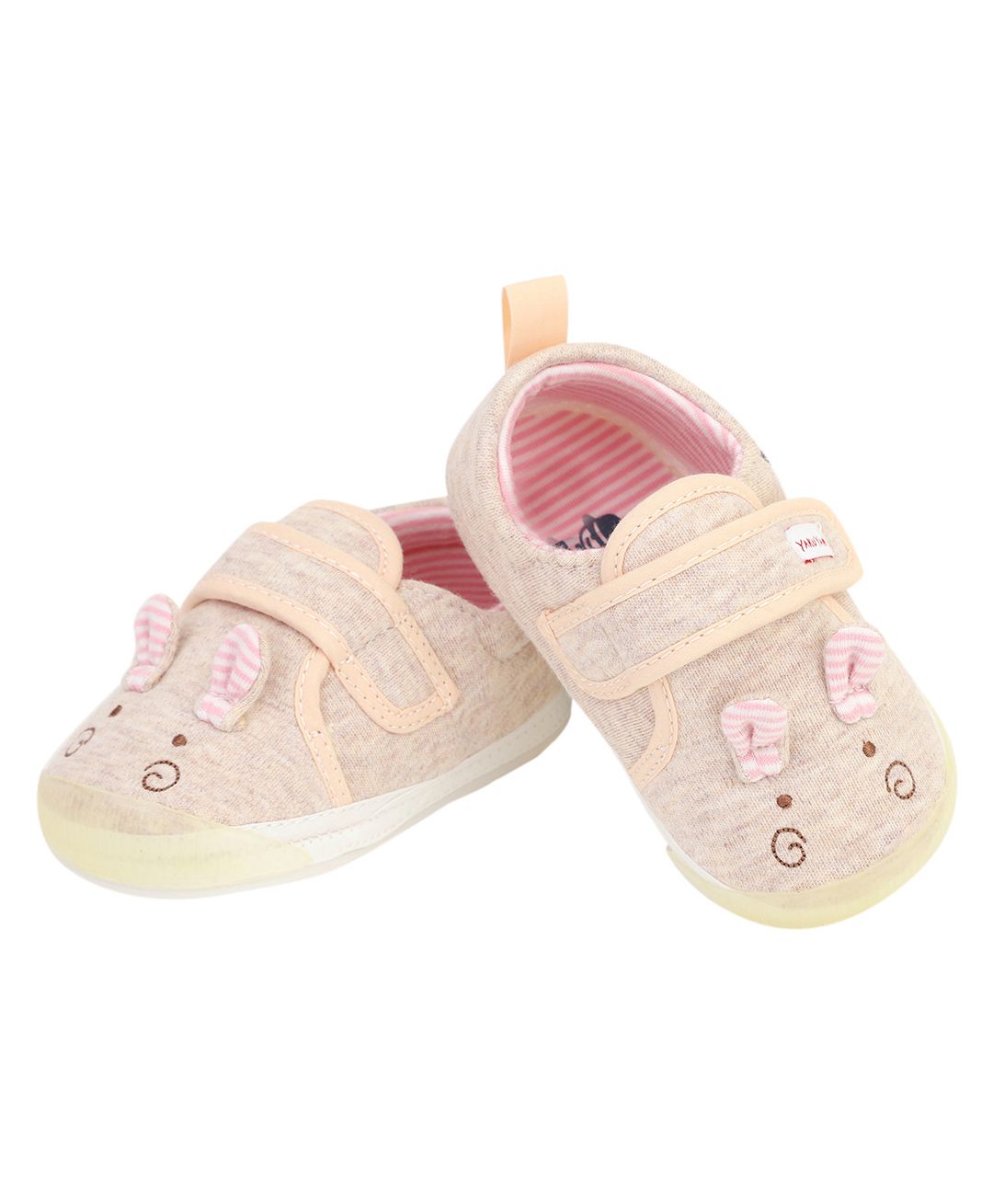 Kid-O-World Animal Face Casual Booties - Peach-picture-33