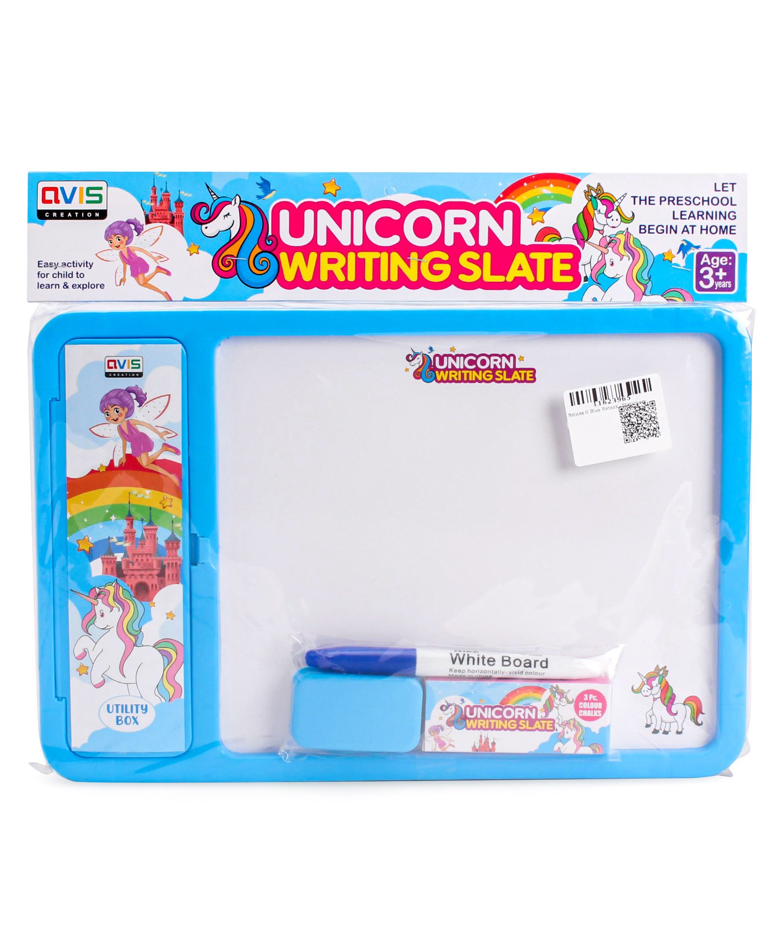 Ratnas 2 In 1 Unicorn Writing Slate - Print & Color May Vary-picture-11