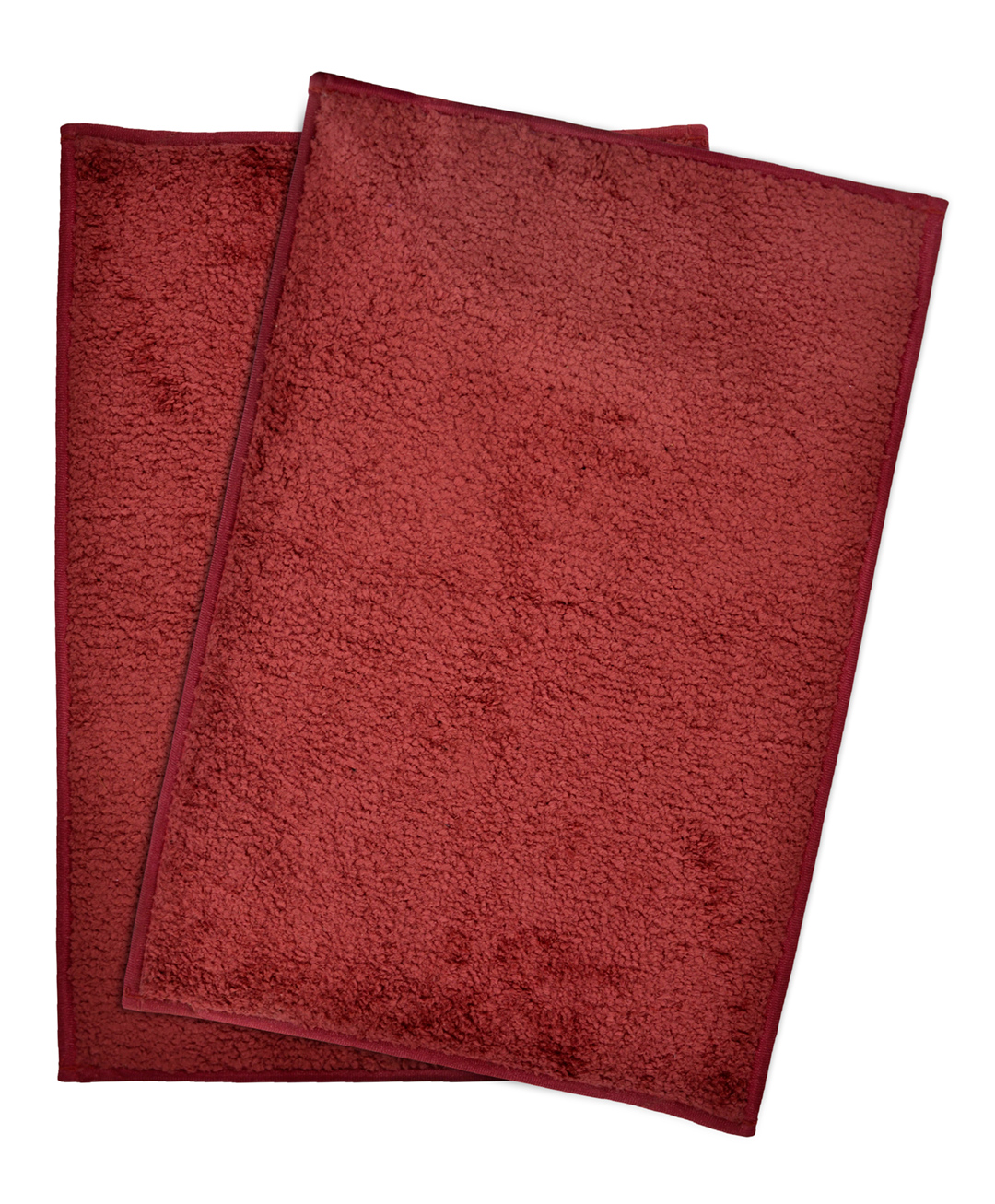 Divine Casa Microfiber Floor Door Mat Pack of 2 - Maroon-image-34