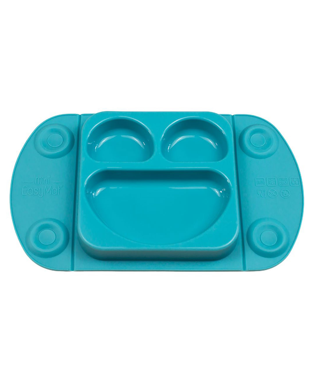 EasyTots Mini Mat Silicone Suction Plate - Blue-image-12