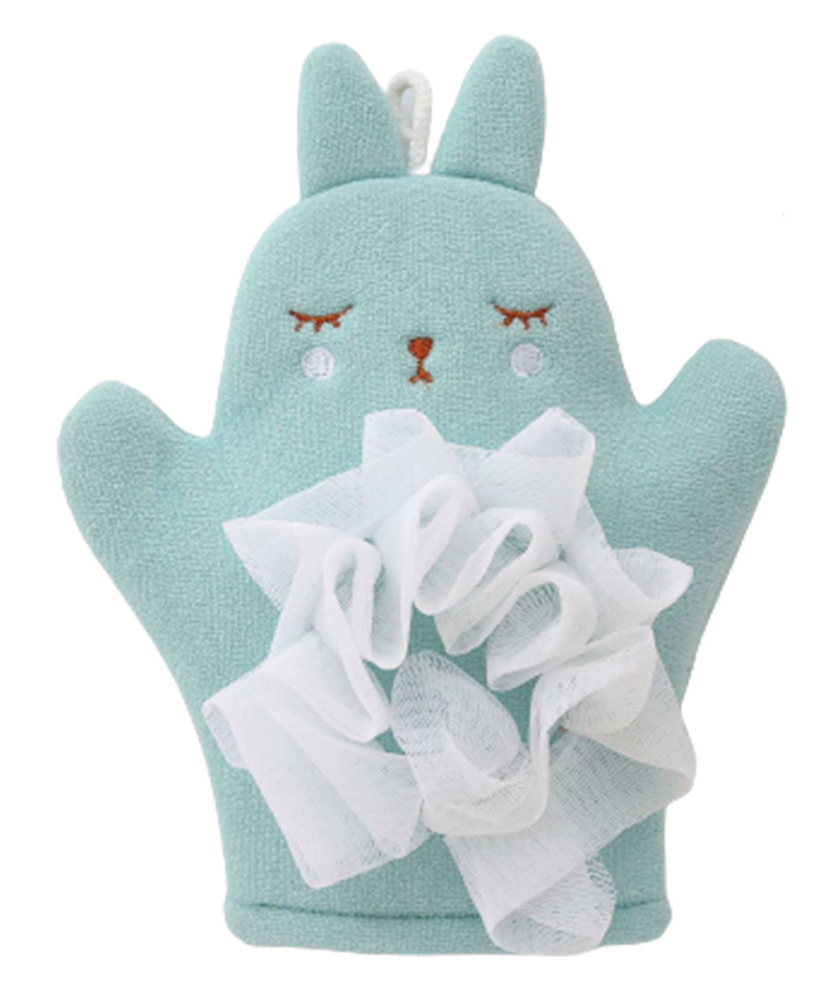 SYGA Child's Cute Towel Scrub Cartoon Bath Leather Gloves Foaming Double Sided Baby Clean Bath Tub Body Scrub Shower - Green