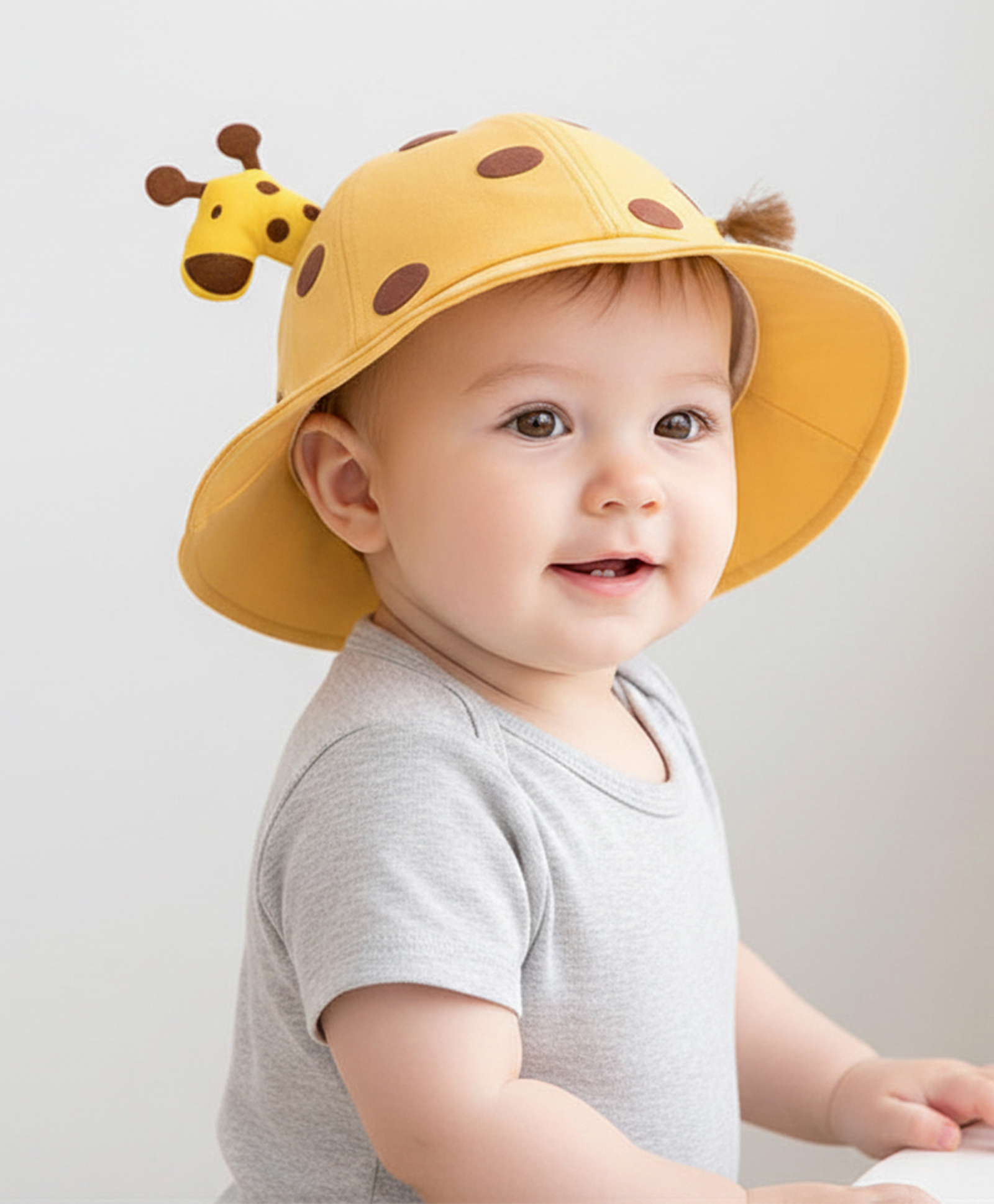SYGA Sun Beach Cap Giraffe Cap  - Green-image-20