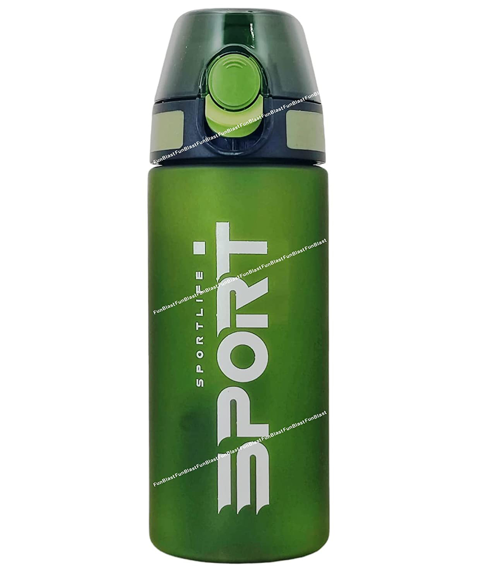 FunBlast Water Bottle with Straw Green  500 ml-image-5
