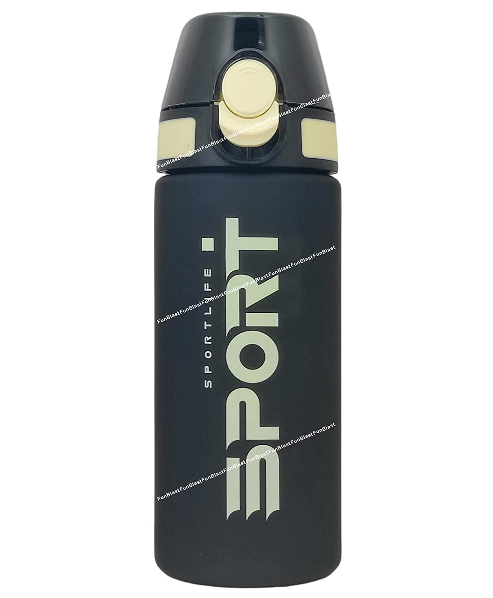 FunBlast Water Bottle with Straw Black  500 ml-picture-44