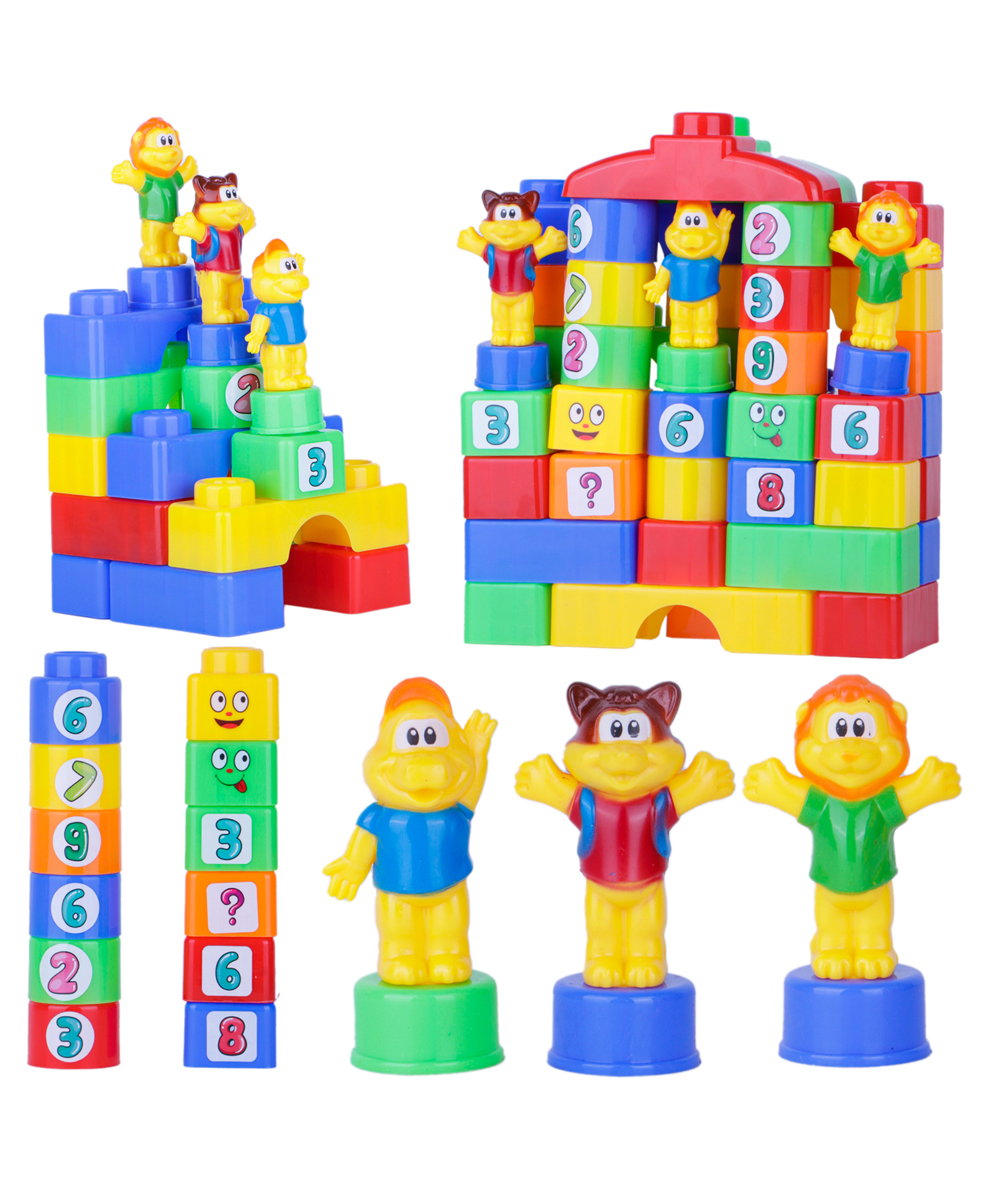 Fiddlerz Toys Building Blocks STEM Animal Blocks Brain Puzzle Game Early  Learning Educational Toy Set Mulitcolor - 43 Pieces Online India, Buy  Building & Construction Toys for (3-15 Years) at  - 11657857