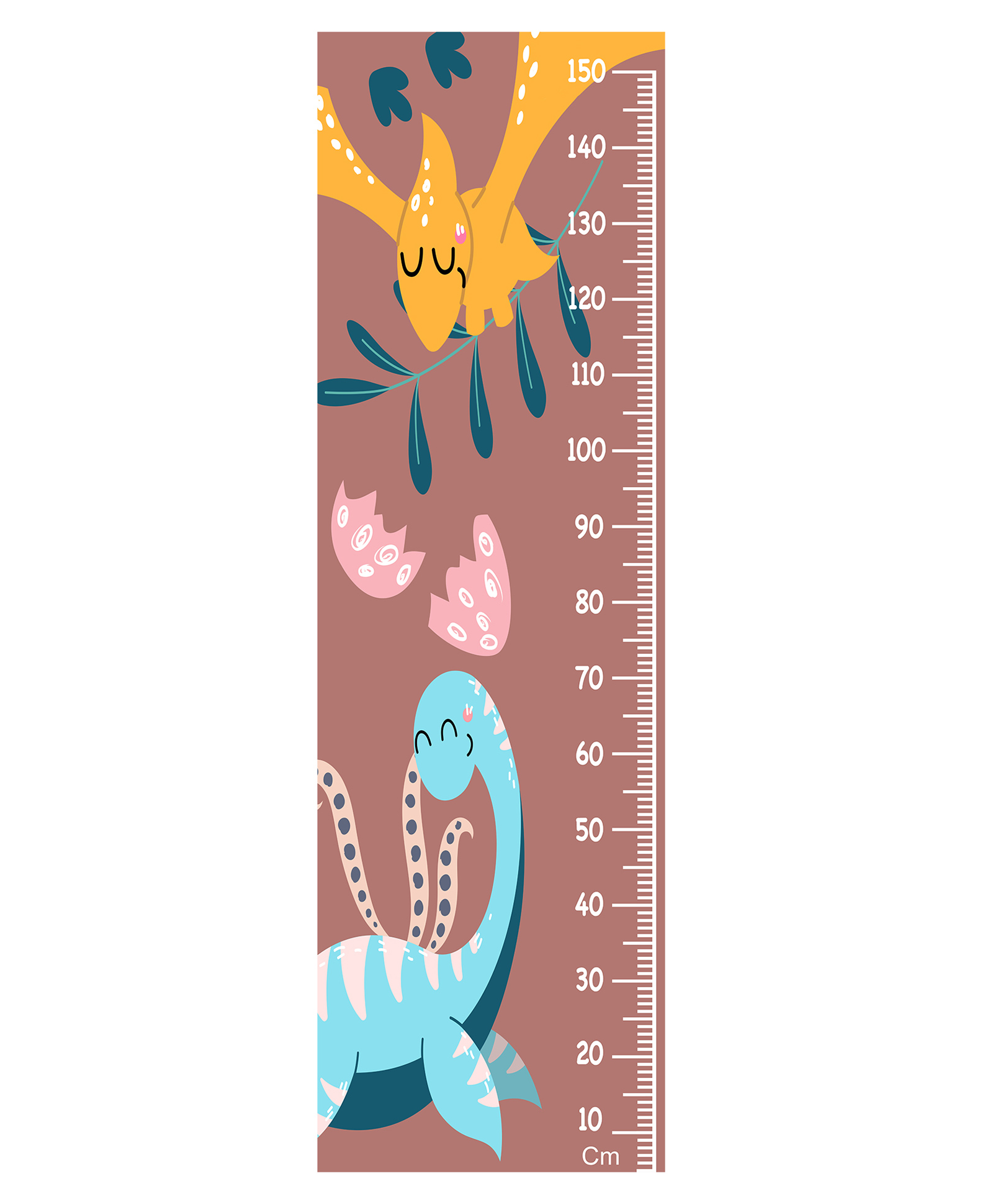 WENS Animal Masti Time Height Chart Wall Decal Growth Chart Vinyl - MultiColor-image-40