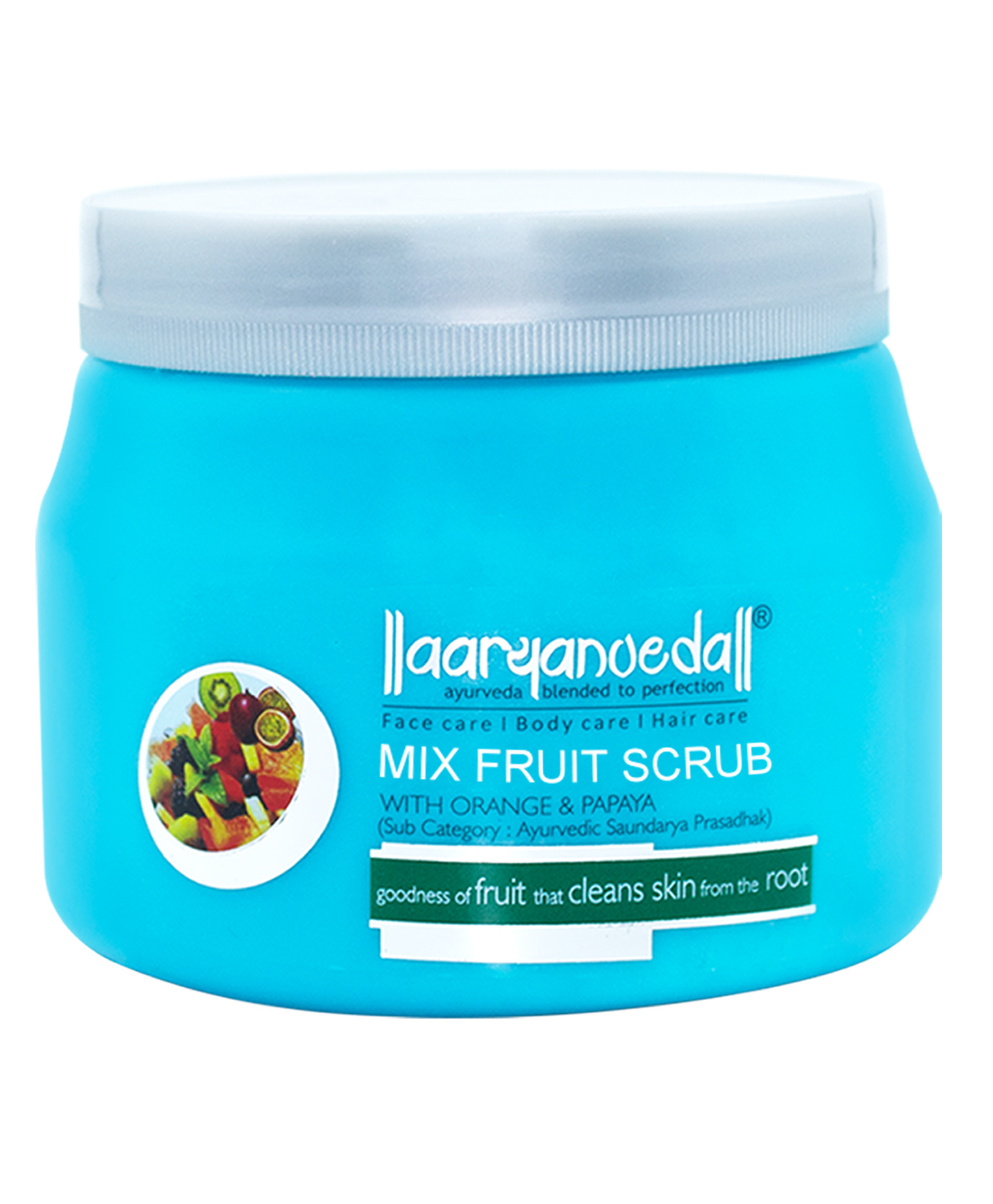 Aryanveda Mix Fruit Face Scrub With Real Fruit Extracts - 400 gm Online in  India, Buy at Best Price from  - 11663884