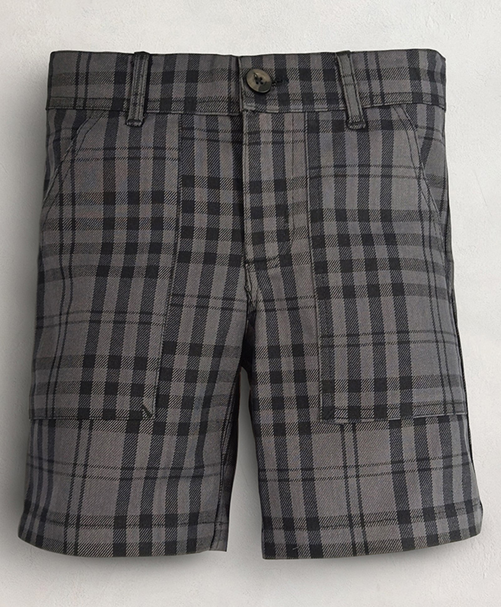 Cherry Crumble By Nitt Hyman Checkered Shorts - Grey-picture-18
