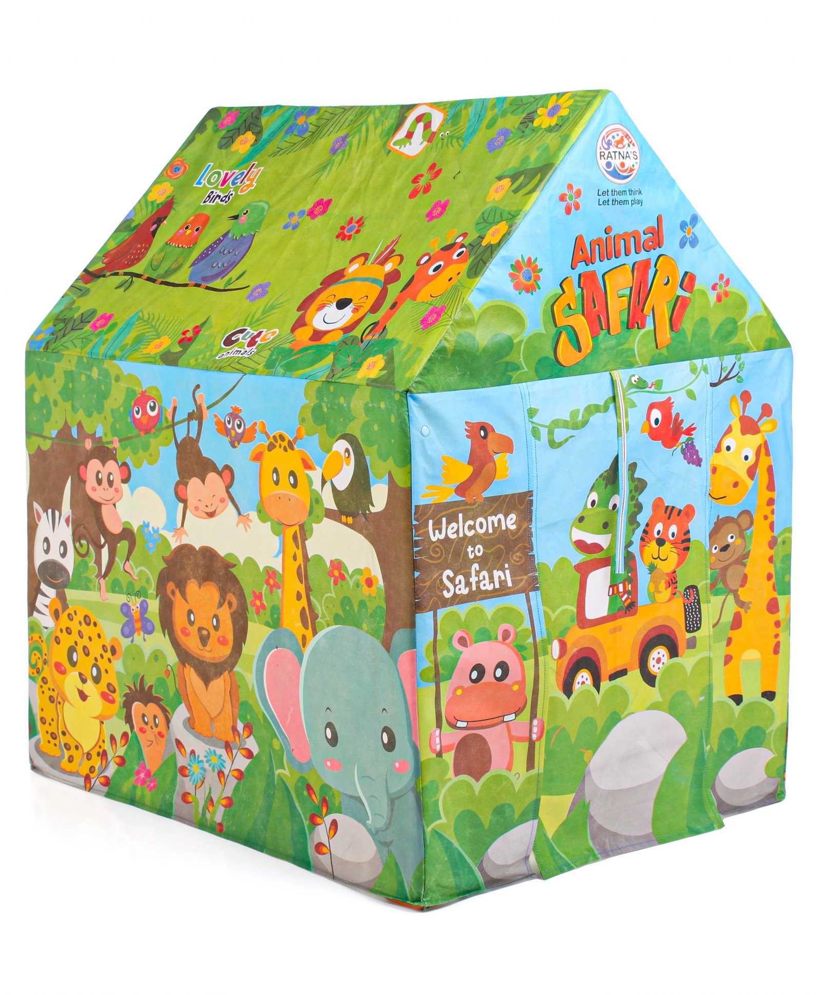 Ratnas Tent House Animal Safari - Green-image-8