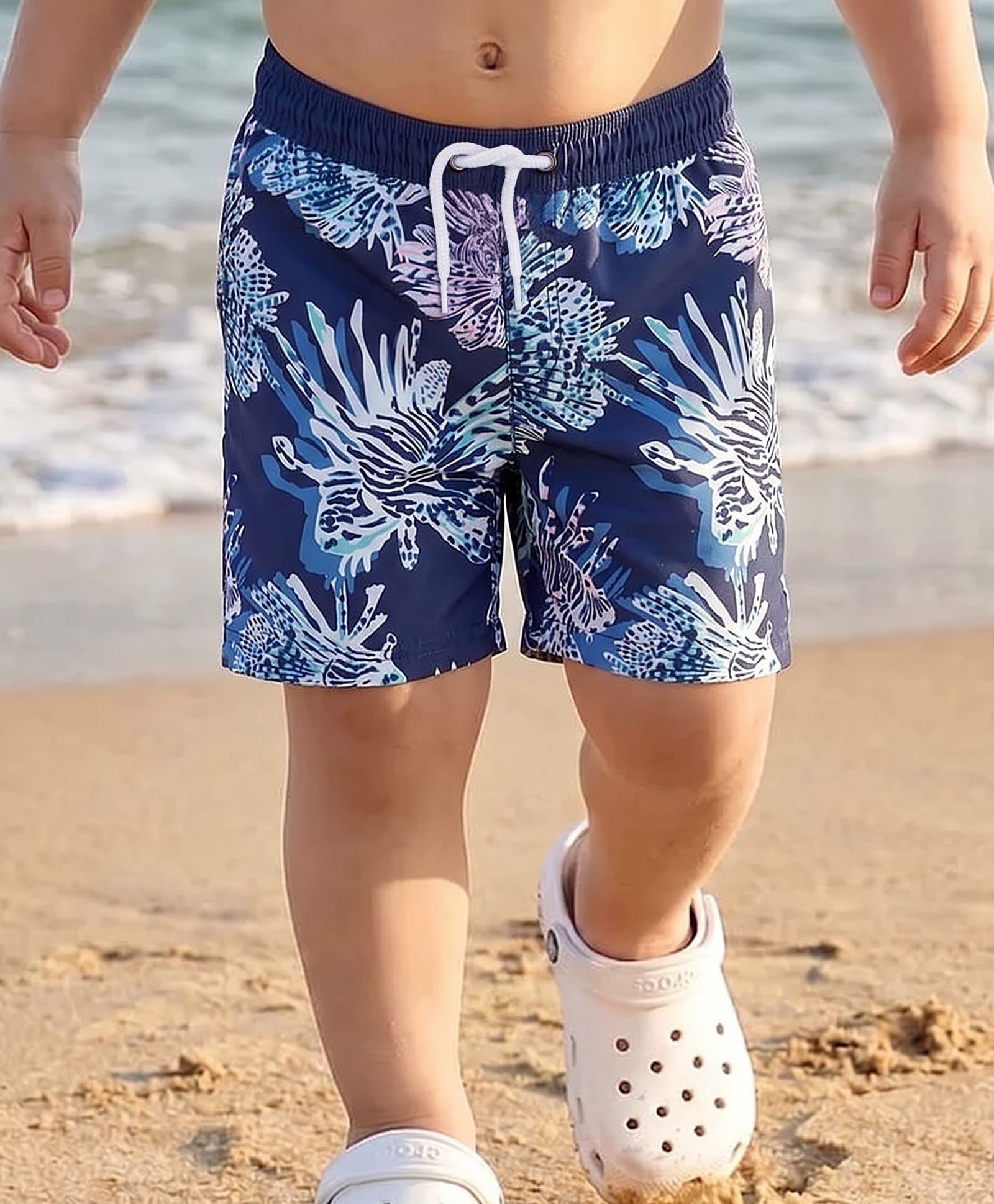 Carter's Striped Swim Trunks - Blue-picture-14