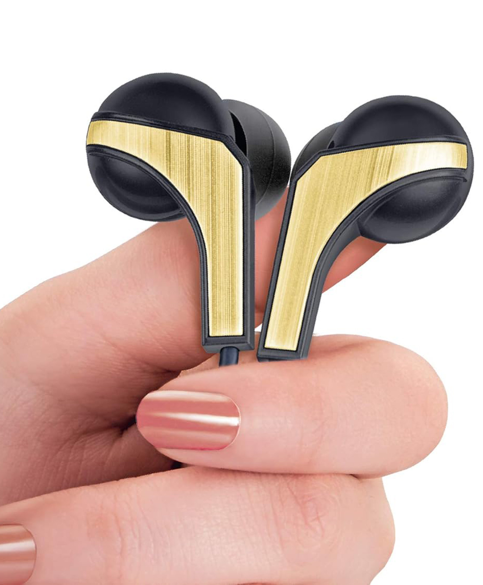 Fingers SoundBoomerang Wired in-Ear Earphones with Mic - Ink Black Gold-picture-20