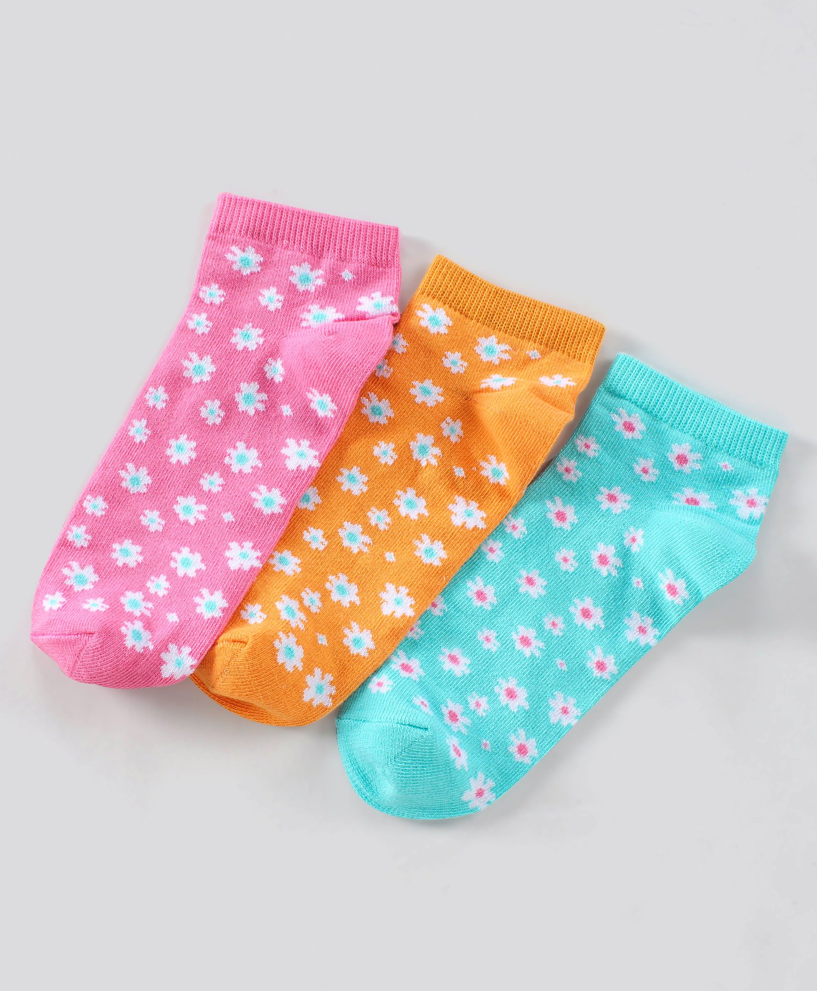 Pine Kids Ankle Length Non-Terry Anti-Microbial Socks Pack of 3 (Colour May Vary)-image-33