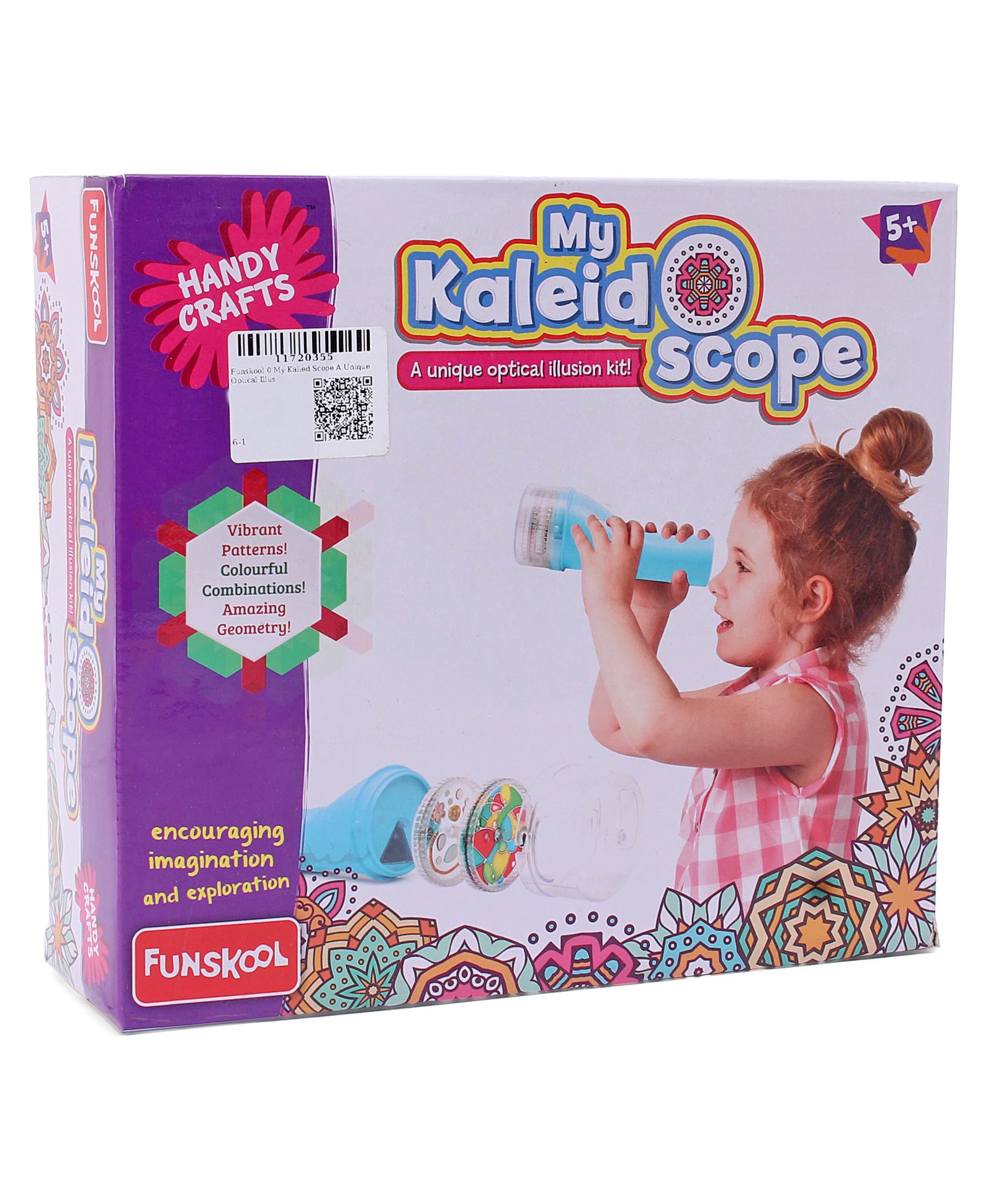 Funskool My Kaleidoscope Unique Optical Illusion Kit - Multicolour-picture-23