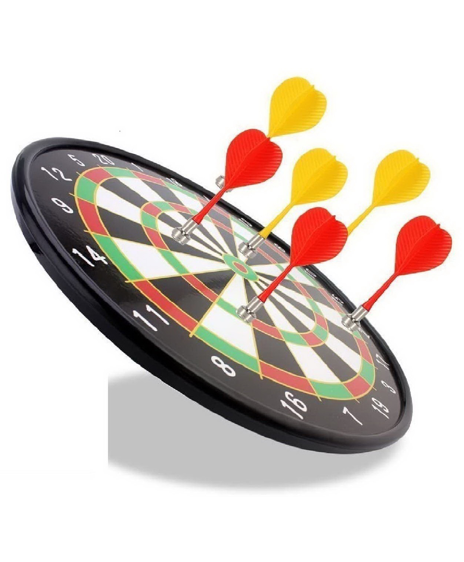 Negocio Indoor & Outdoor Magnetic Dartboard Kit with 6 Darts - Multicolour-image-32